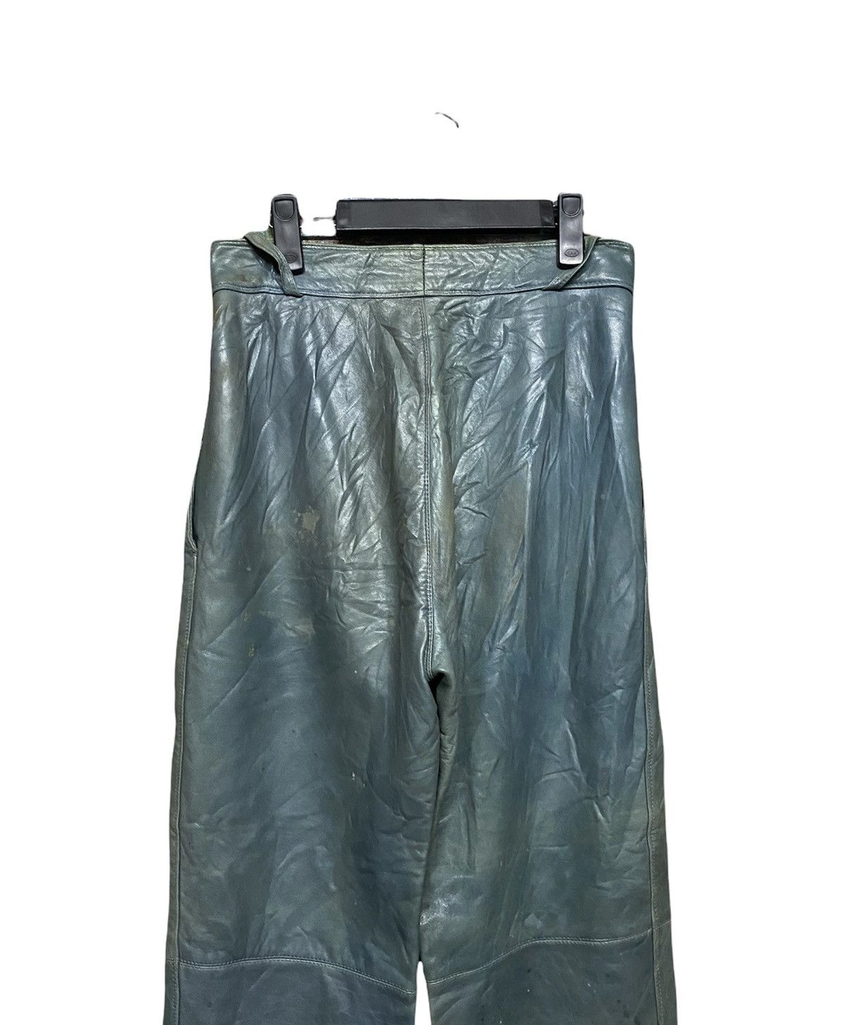 Gianni Valentino × Versace Vtg🍏Gianni Versace Leather Pants Size US 30 / EU 46 - 8 Thumbnail