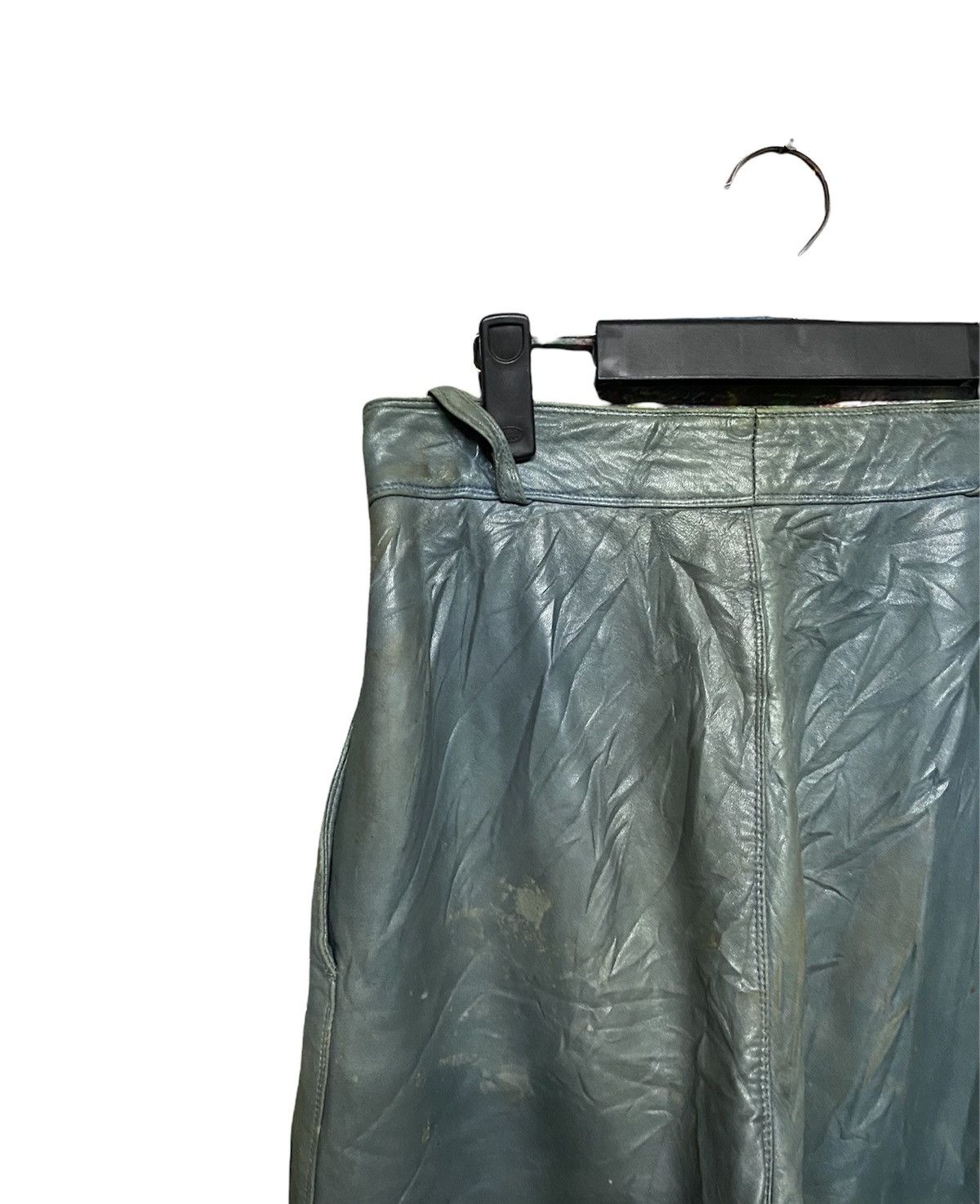 Gianni Valentino × Versace Vtg🍏Gianni Versace Leather Pants Size US 30 / EU 46 - 13 Thumbnail