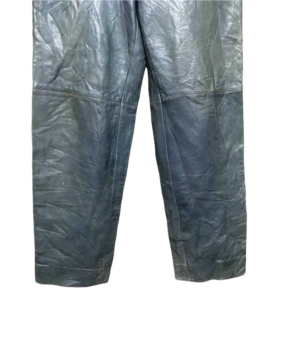 Gianni Valentino × Versace Vtg🍏Gianni Versace Leather Pants Size US 30 / EU 46 - 5 Thumbnail