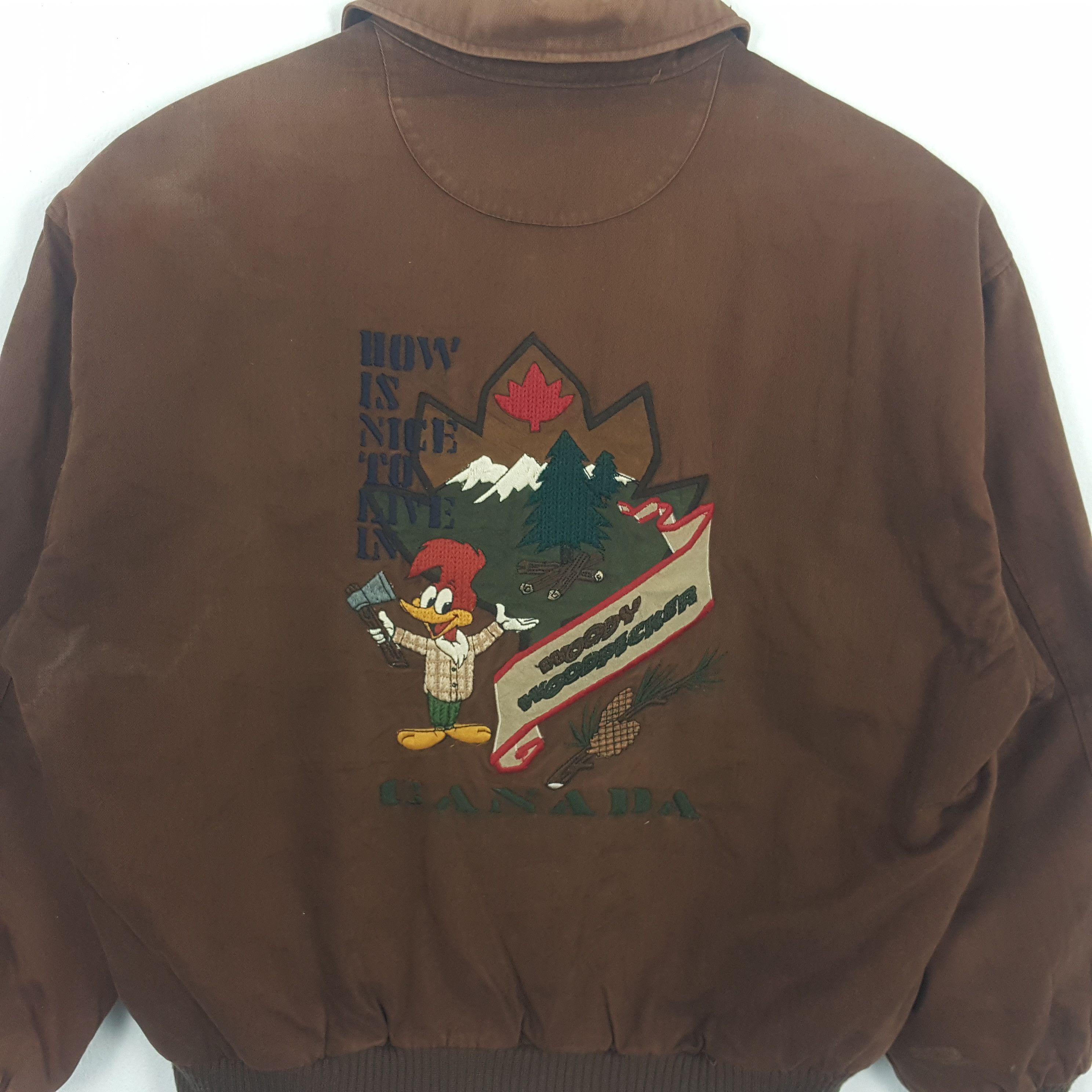 Cartoon Network Vintage WOODY WOODPECKER Castelbajac Bombers Jacket Size US XXL / EU 58 / 5 - 2 Thumbnail