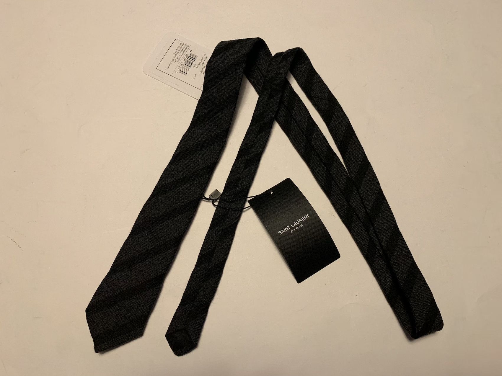 Hedi Slimane × Saint Laurent Paris FW'15 Tie Tweed in Wool/Silk Size ONE SIZE - 2 Thumbnail
