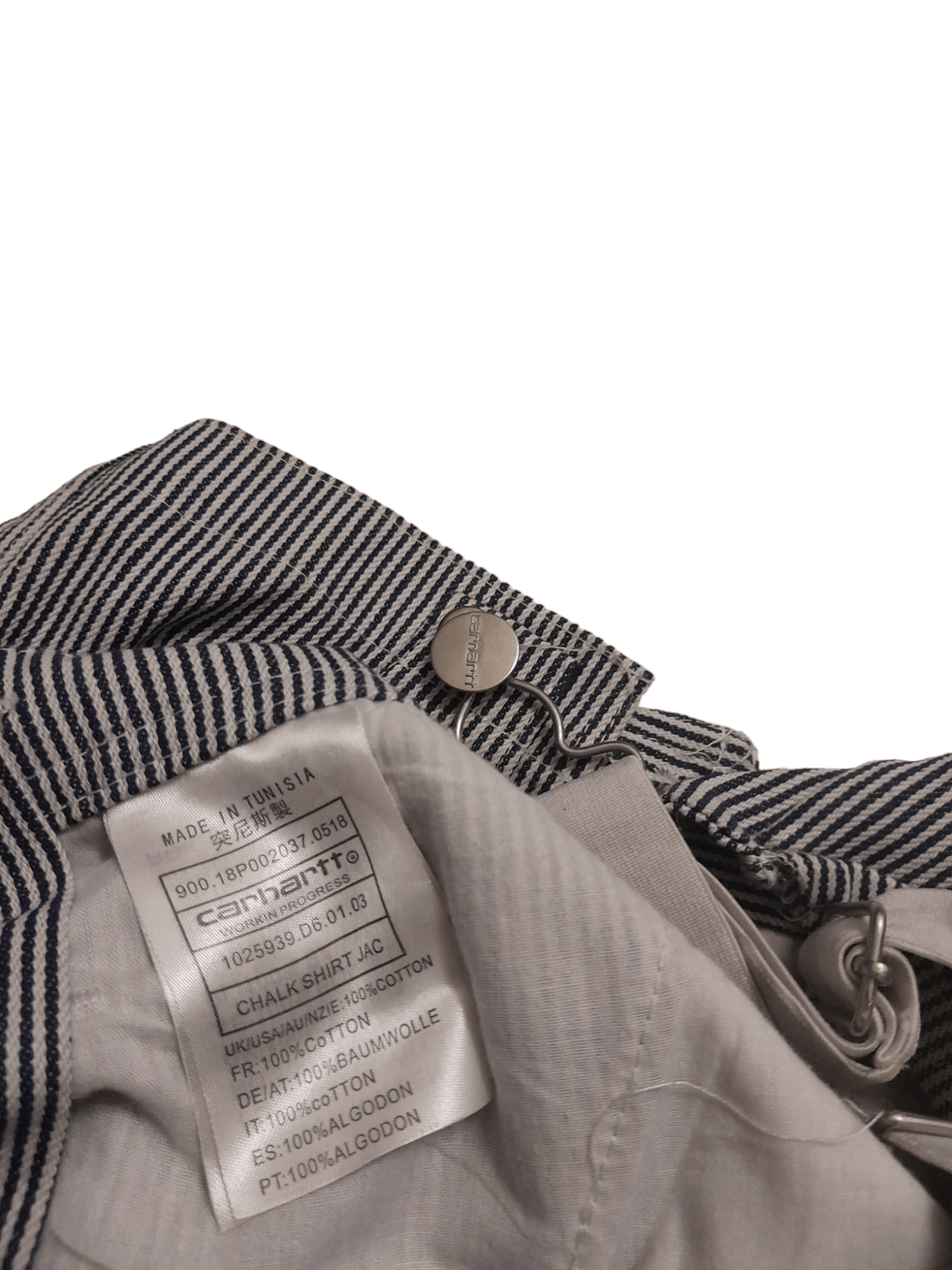 Carhartt CARHARTT HICKORY DENIM OVERALLS Work in Progress WIP (S5) Size US 32 / EU 48 - 9 Thumbnail