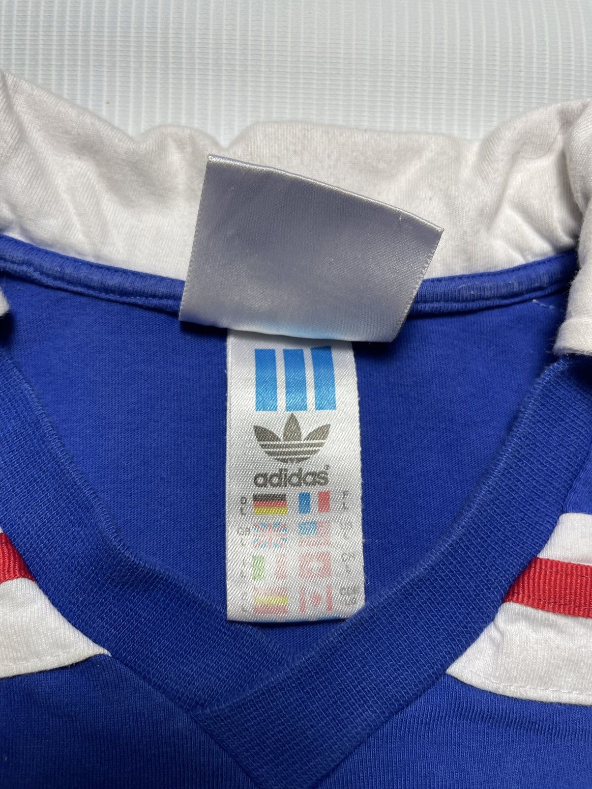 Adidas Vintage Adidas France Football Polo Shirt Size US L / EU 52-54 / 3 - 5 Thumbnail