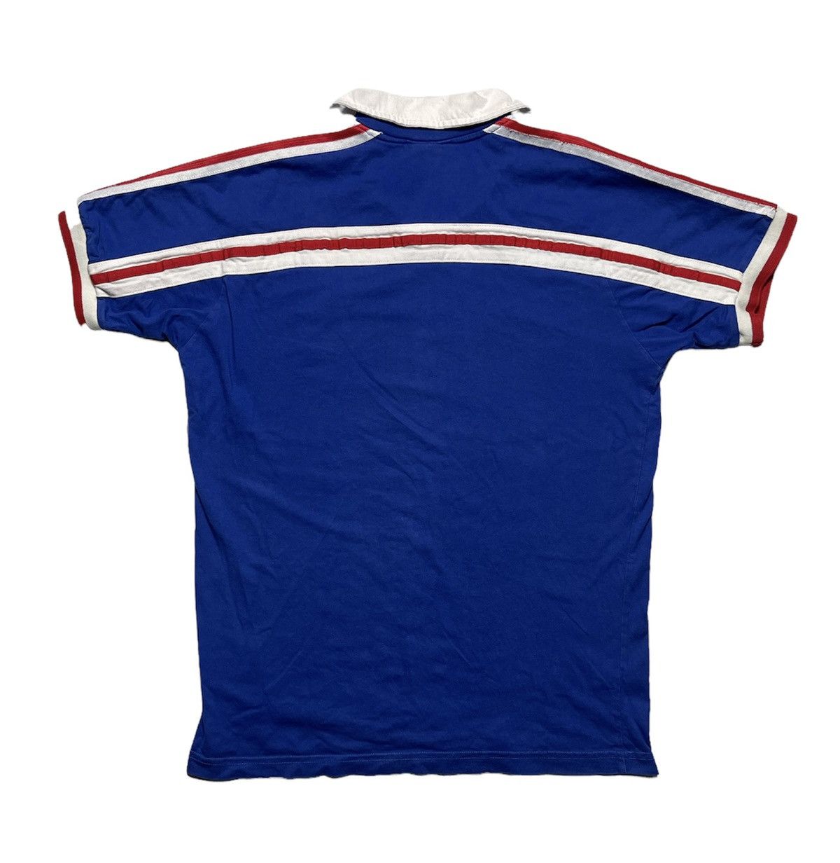 Adidas Vintage Adidas France Football Polo Shirt Size US L / EU 52-54 / 3 - 2 Thumbnail