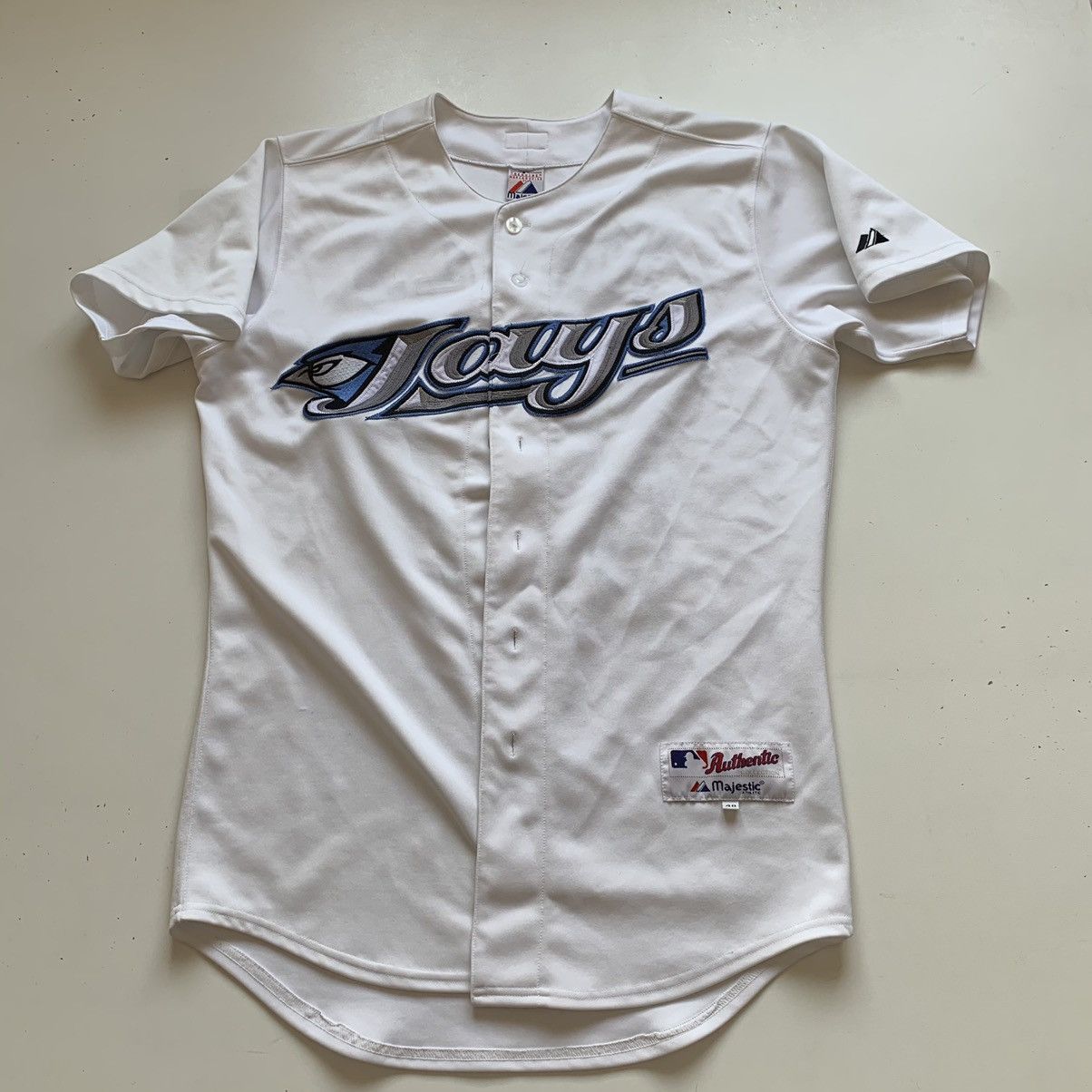 image of Vintage 2000S Toronto Blue Jays Mlb Embroidered Jersey XL in White, Men's