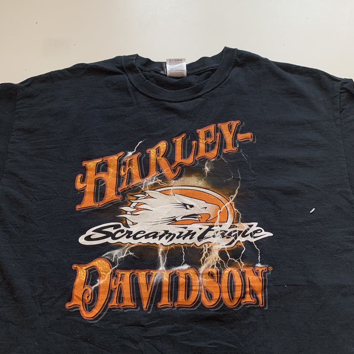 Harley Davidson × Vintage Vintage 2000s Harley Davidson Screaming Eagle Graphic Shirt Size US XL / EU 56 / 4 - 2 Thumbnail
