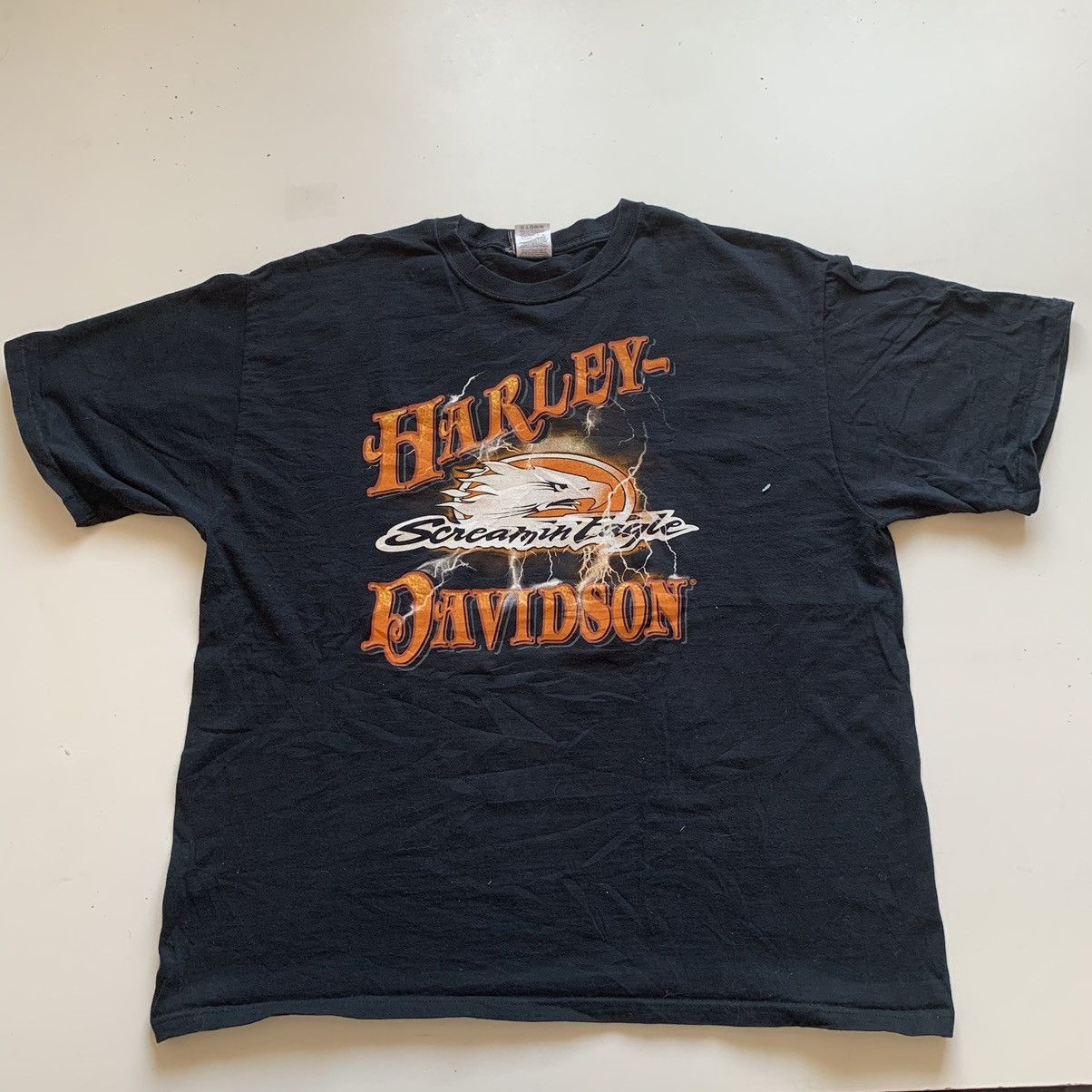 Harley Davidson × Vintage Vintage 2000s Harley Davidson Screaming Eagle Graphic Shirt Size US XL / EU 56 / 4 - 1 Thumbnail