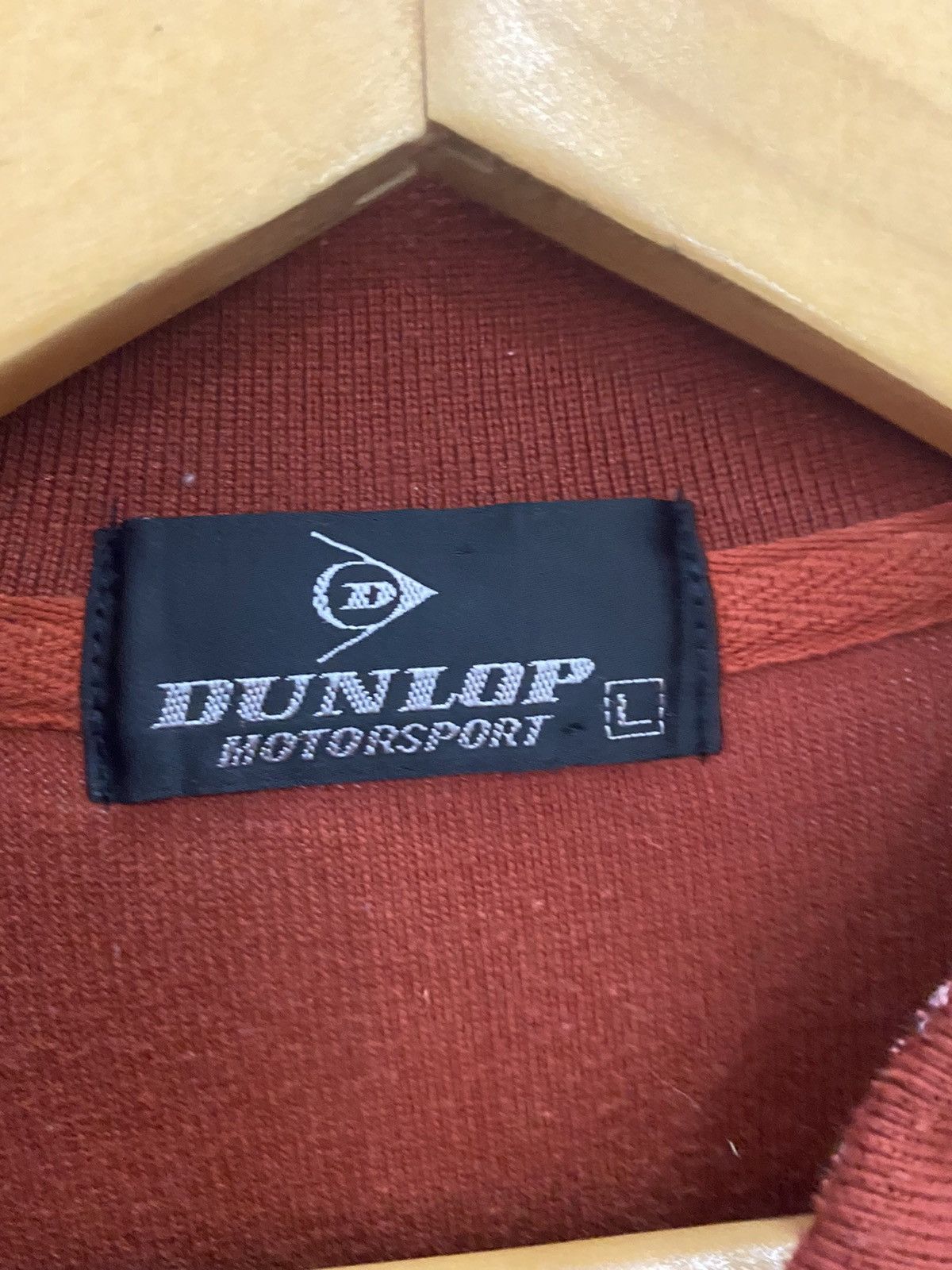 Dunlop × Vintage Vintage Dunlop Motorsport Collar Sweatshirt Size US L / EU 52-54 / 3 - 6 Thumbnail
