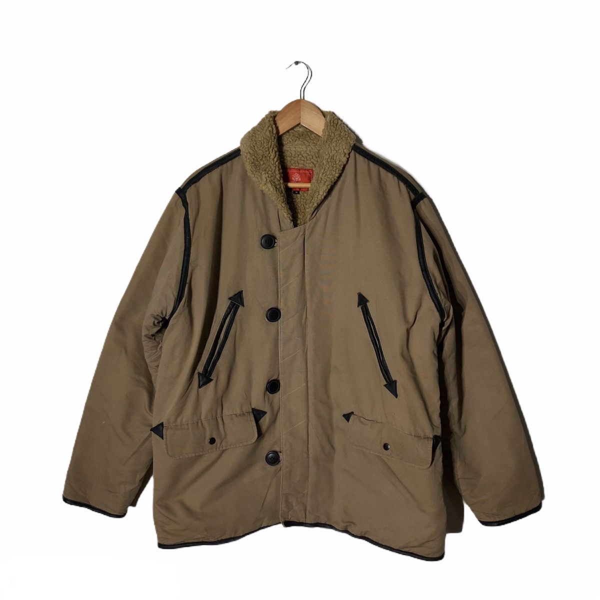 Avirex 🔥90’s RICH BROWN VINTAGE COAST GUARD COAT AVIREX USA Size US M / EU 48-50 / 2 - 1 Thumbnail