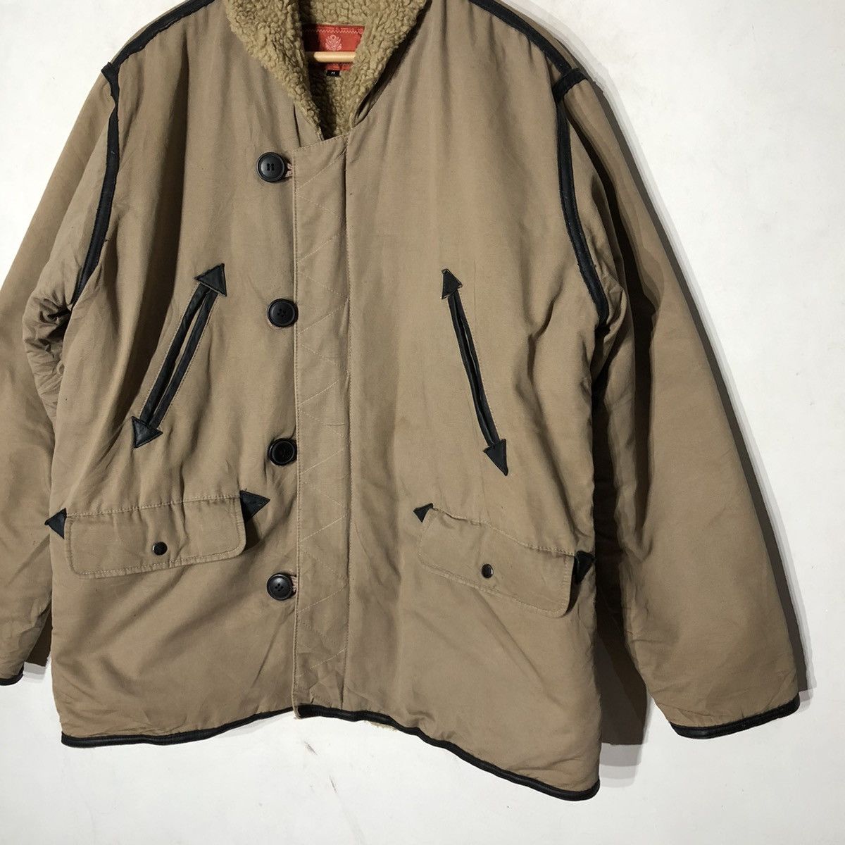 Avirex 🔥90’s RICH BROWN VINTAGE COAST GUARD COAT AVIREX USA Size US M / EU 48-50 / 2 - 4 Thumbnail