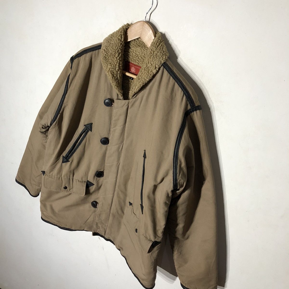 Avirex 🔥90’s RICH BROWN VINTAGE COAST GUARD COAT AVIREX USA Size US M / EU 48-50 / 2 - 6 Thumbnail