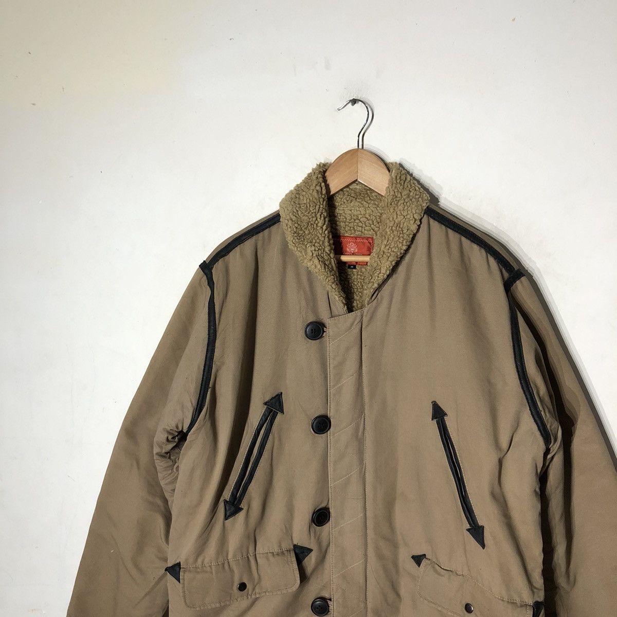Avirex 🔥90’s RICH BROWN VINTAGE COAST GUARD COAT AVIREX USA Size US M / EU 48-50 / 2 - 5 Thumbnail