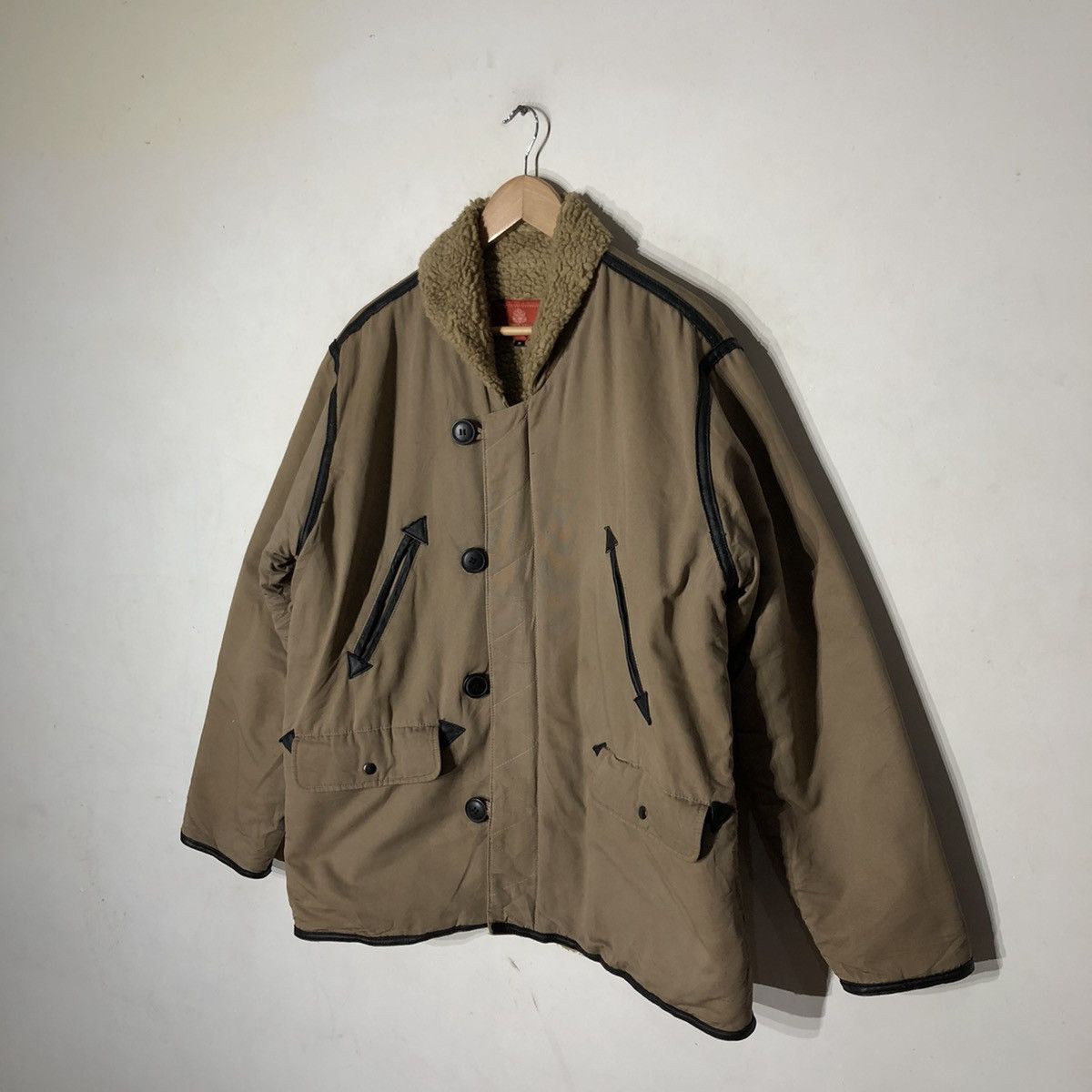 Avirex 🔥90’s RICH BROWN VINTAGE COAST GUARD COAT AVIREX USA Size US M / EU 48-50 / 2 - 2 Thumbnail