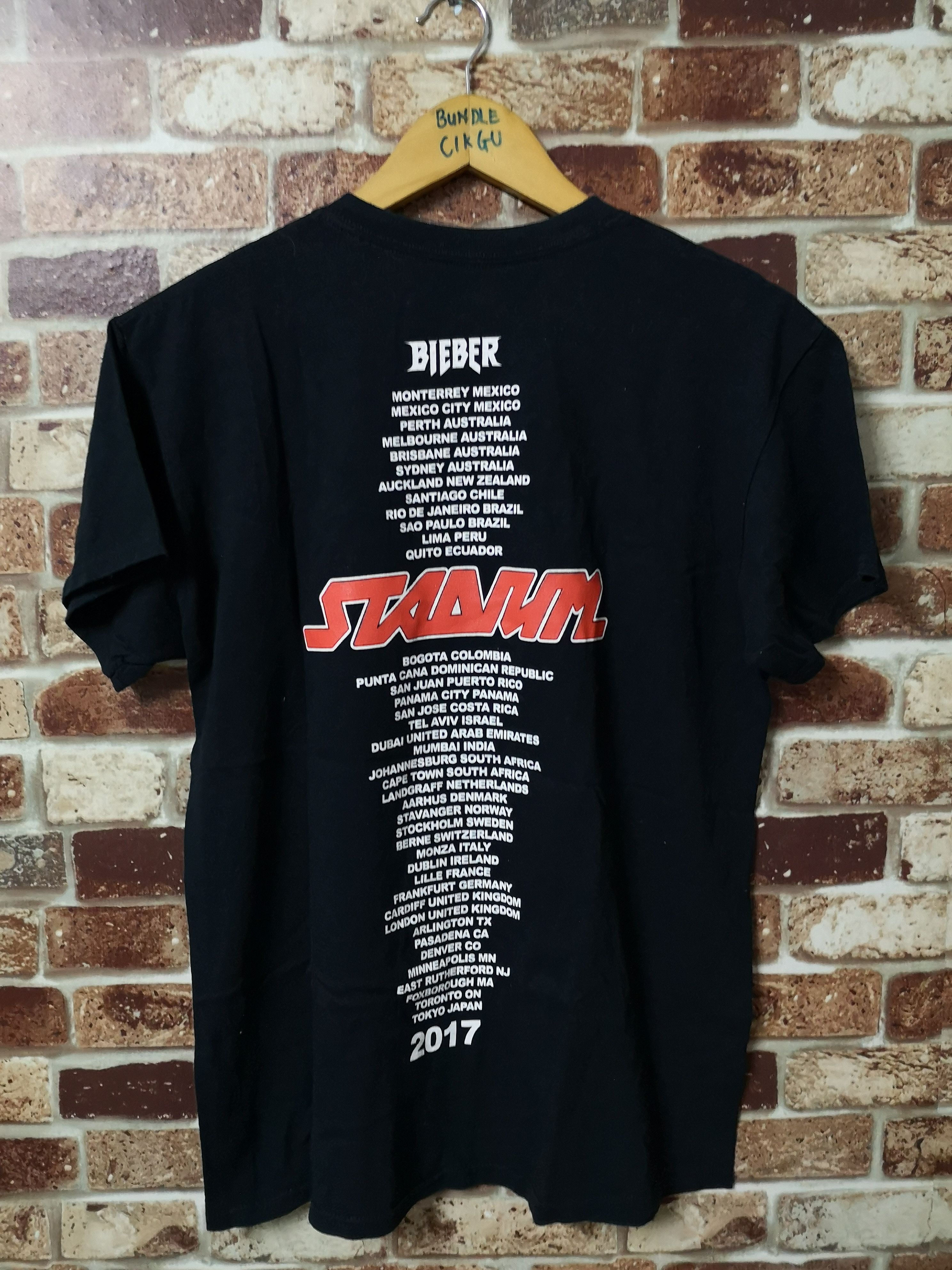 Band Tees × Justin Bieber × Rap Tees 🔥2017 Justin Bieber Tour T-Shirt Size US M / EU 48-50 / 2 - 2 Thumbnail