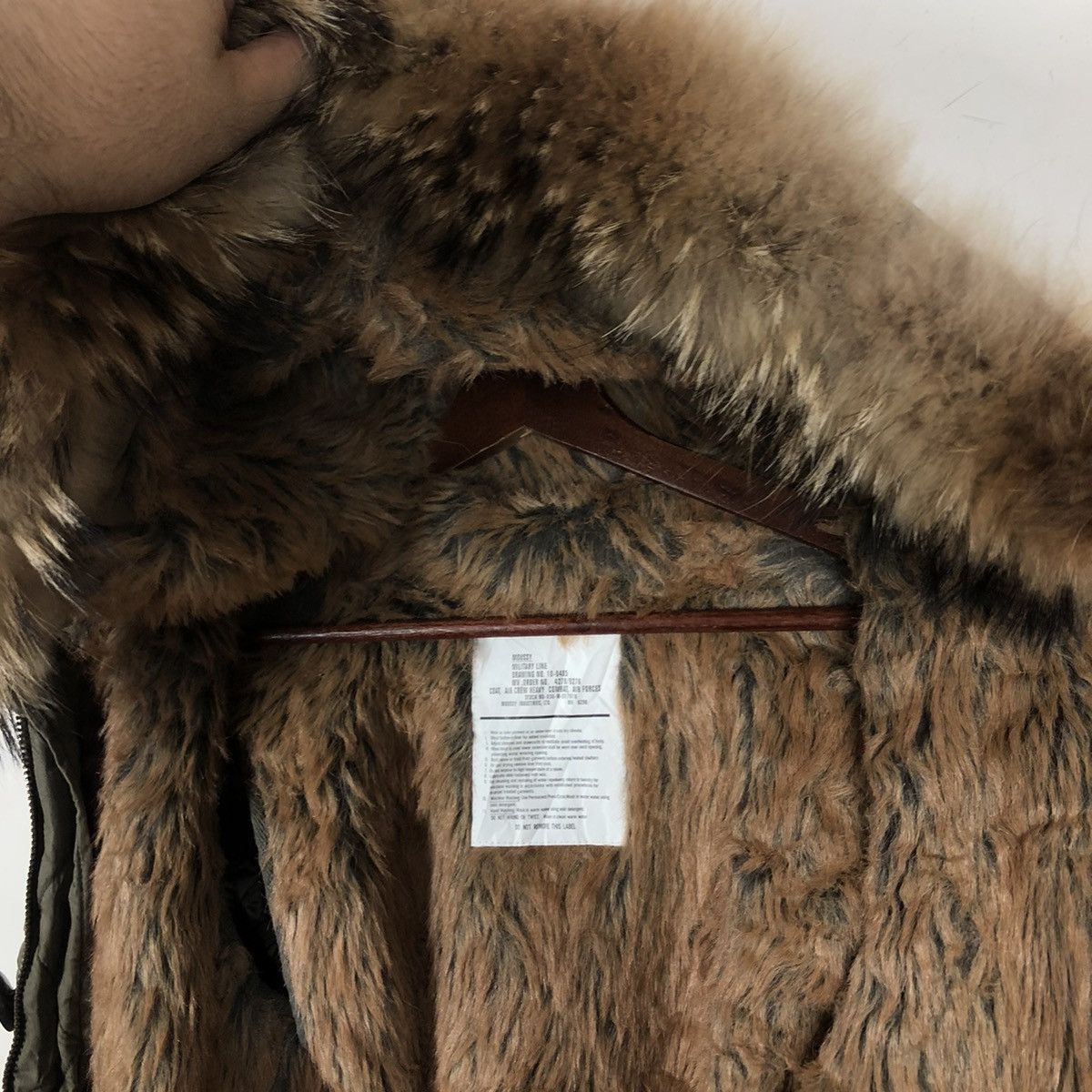 Japanese Brand MOUSSY MILITARY COLLECTION PARKA JACKET MINK FUR LINING Size US M / EU 48-50 / 2 - 9 Thumbnail