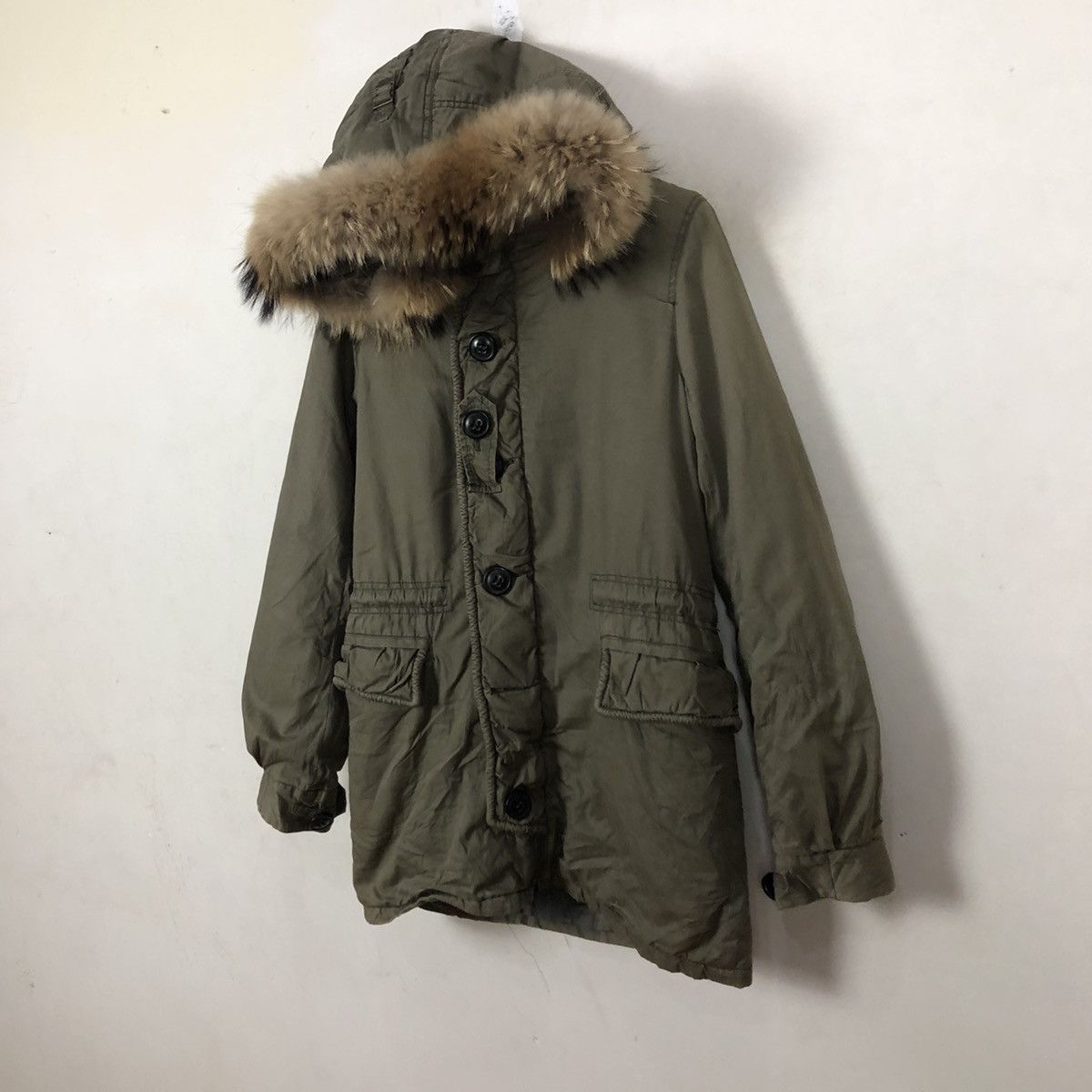 Japanese Brand MOUSSY MILITARY COLLECTION PARKA JACKET MINK FUR LINING Size US M / EU 48-50 / 2 - 2 Thumbnail