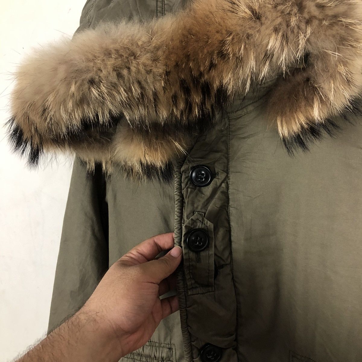 Japanese Brand MOUSSY MILITARY COLLECTION PARKA JACKET MINK FUR LINING Size US M / EU 48-50 / 2 - 5 Thumbnail