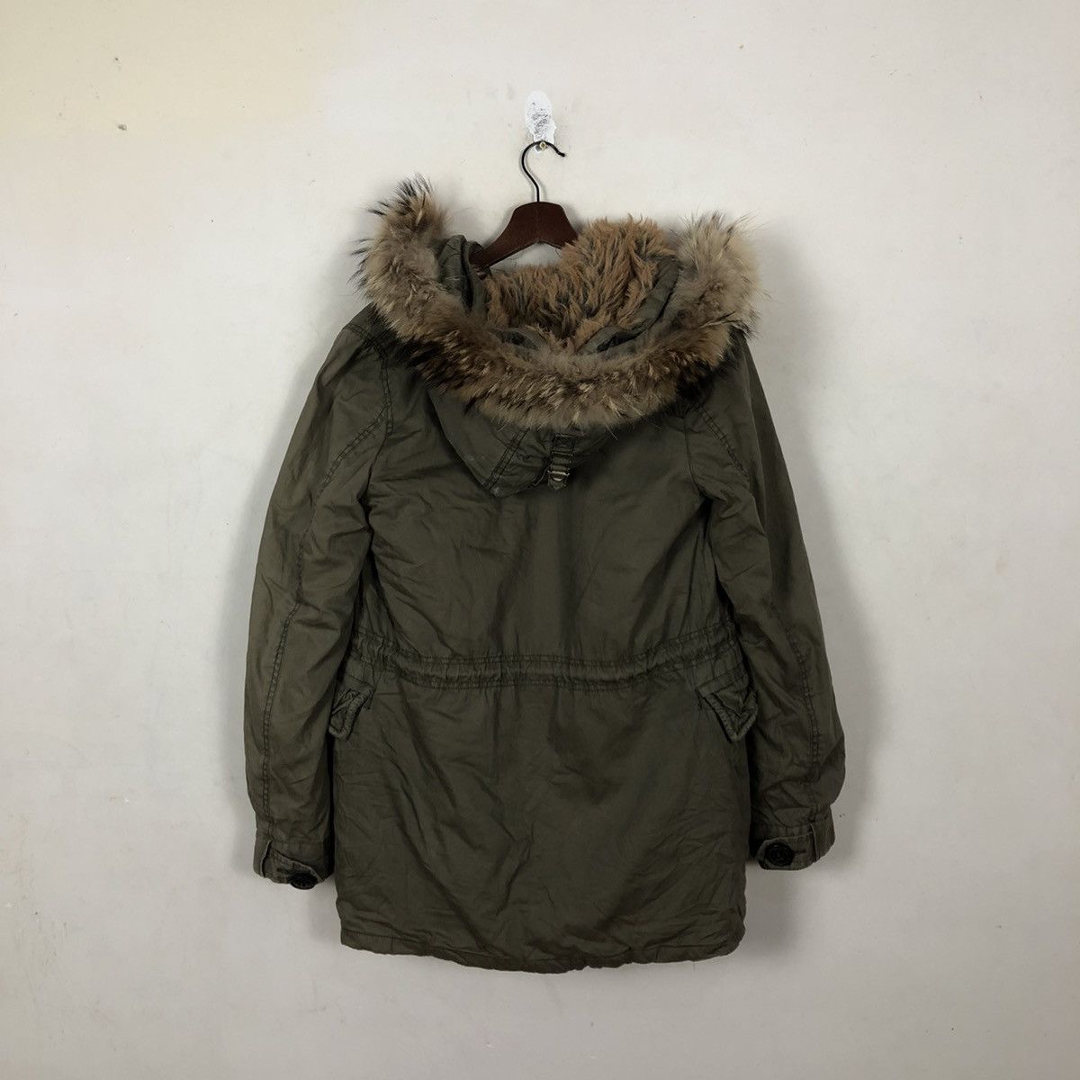 Japanese Brand MOUSSY MILITARY COLLECTION PARKA JACKET MINK FUR LINING Size US M / EU 48-50 / 2 - 13 Thumbnail