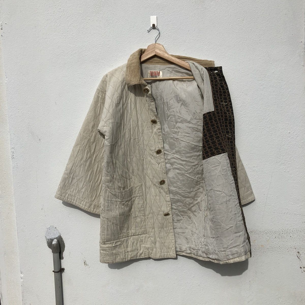 Vintage KENZO DESSIN FRANCAIS QUILTED JACKET Size US L / EU 52-54 / 3 - 2 Thumbnail
