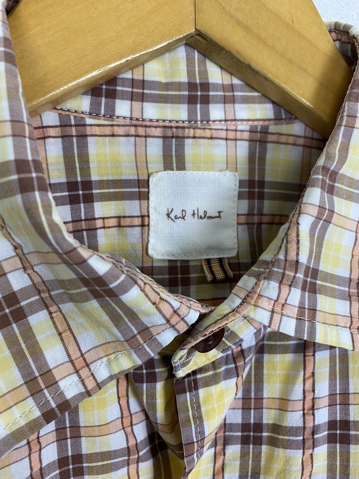 Karl Helmut × Vintage Vintage 20th Karl Helmut Anniversary Flannel Shirt Size US M / EU 48-50 / 2 - 9 Thumbnail