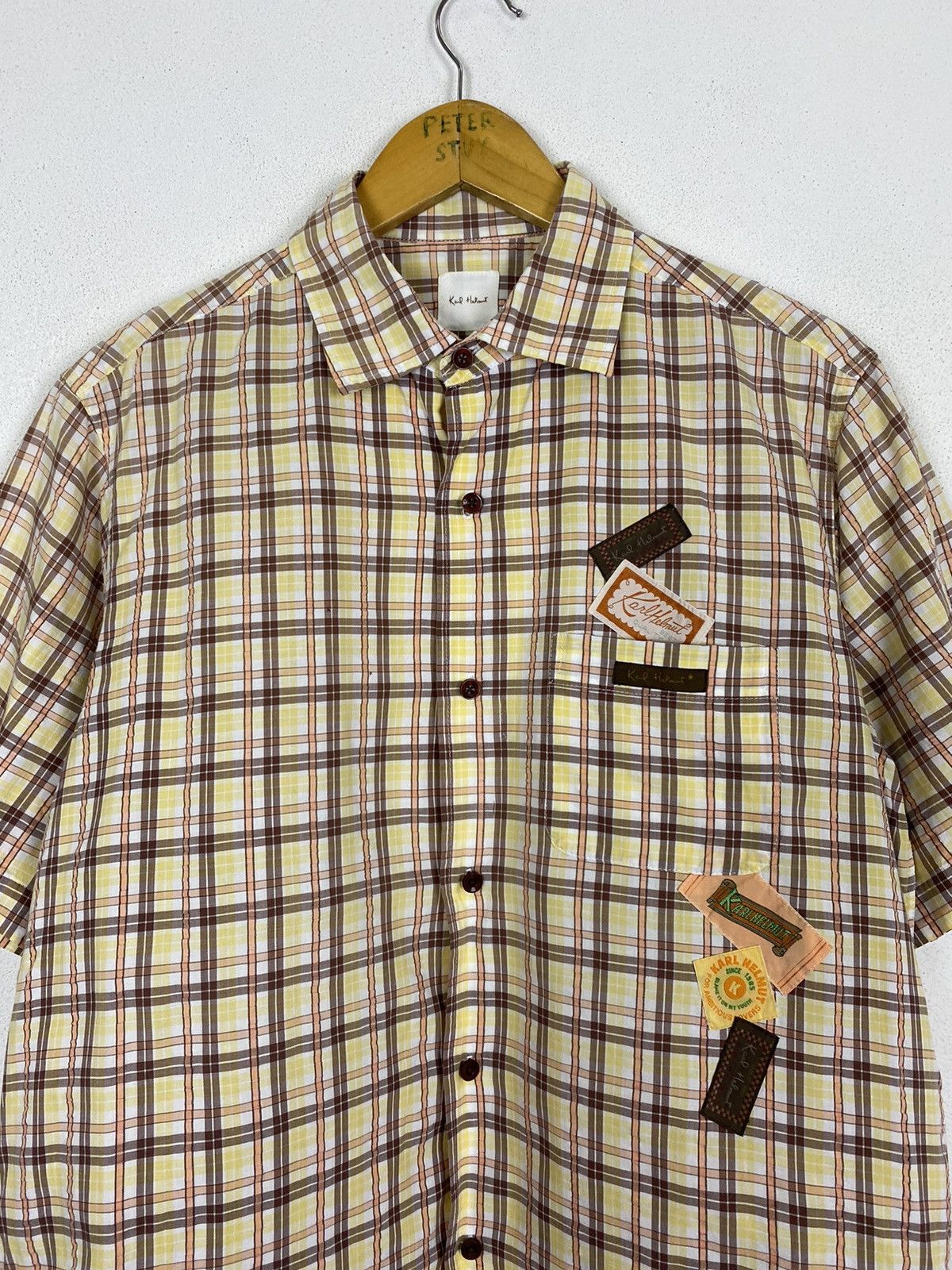 Karl Helmut × Vintage Vintage 20th Karl Helmut Anniversary Flannel Shirt Size US M / EU 48-50 / 2 - 3 Thumbnail