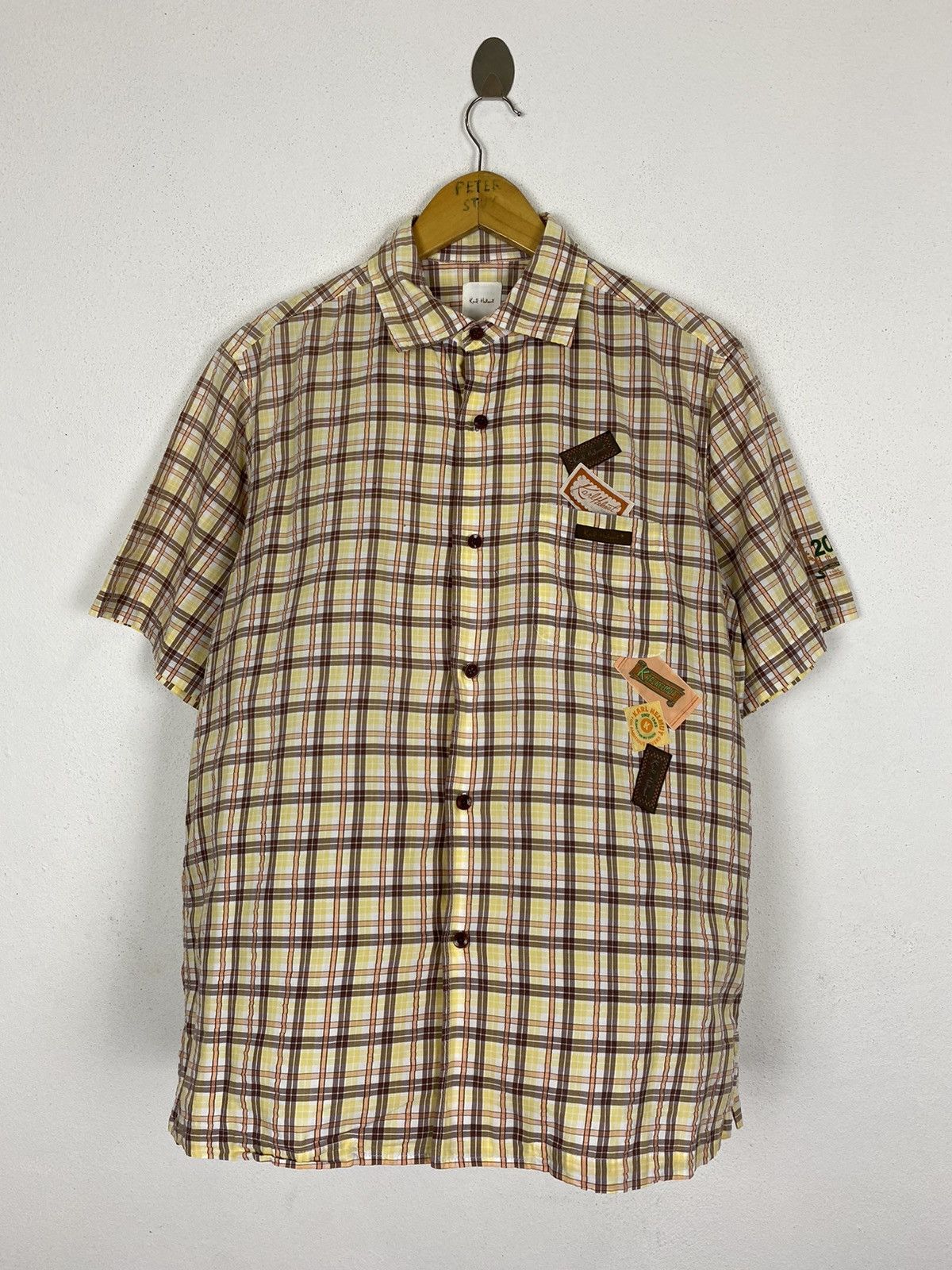 Karl Helmut × Vintage Vintage 20th Karl Helmut Anniversary Flannel Shirt Size US M / EU 48-50 / 2 - 2 Thumbnail