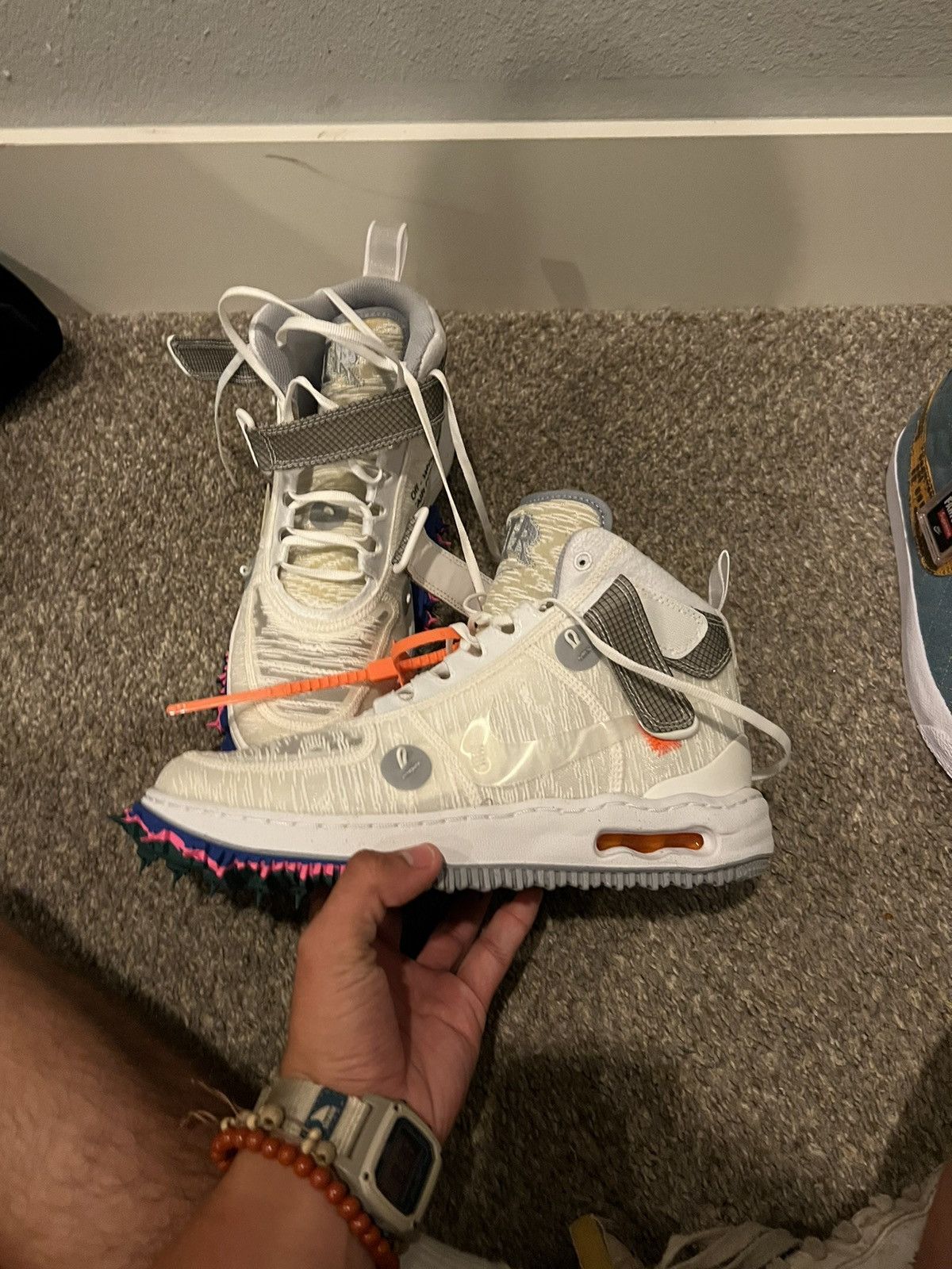 Nike × Off-White Off White x Nike Air Force 1 Mid Sp Size US 8 / EU 41 - 3 Thumbnail