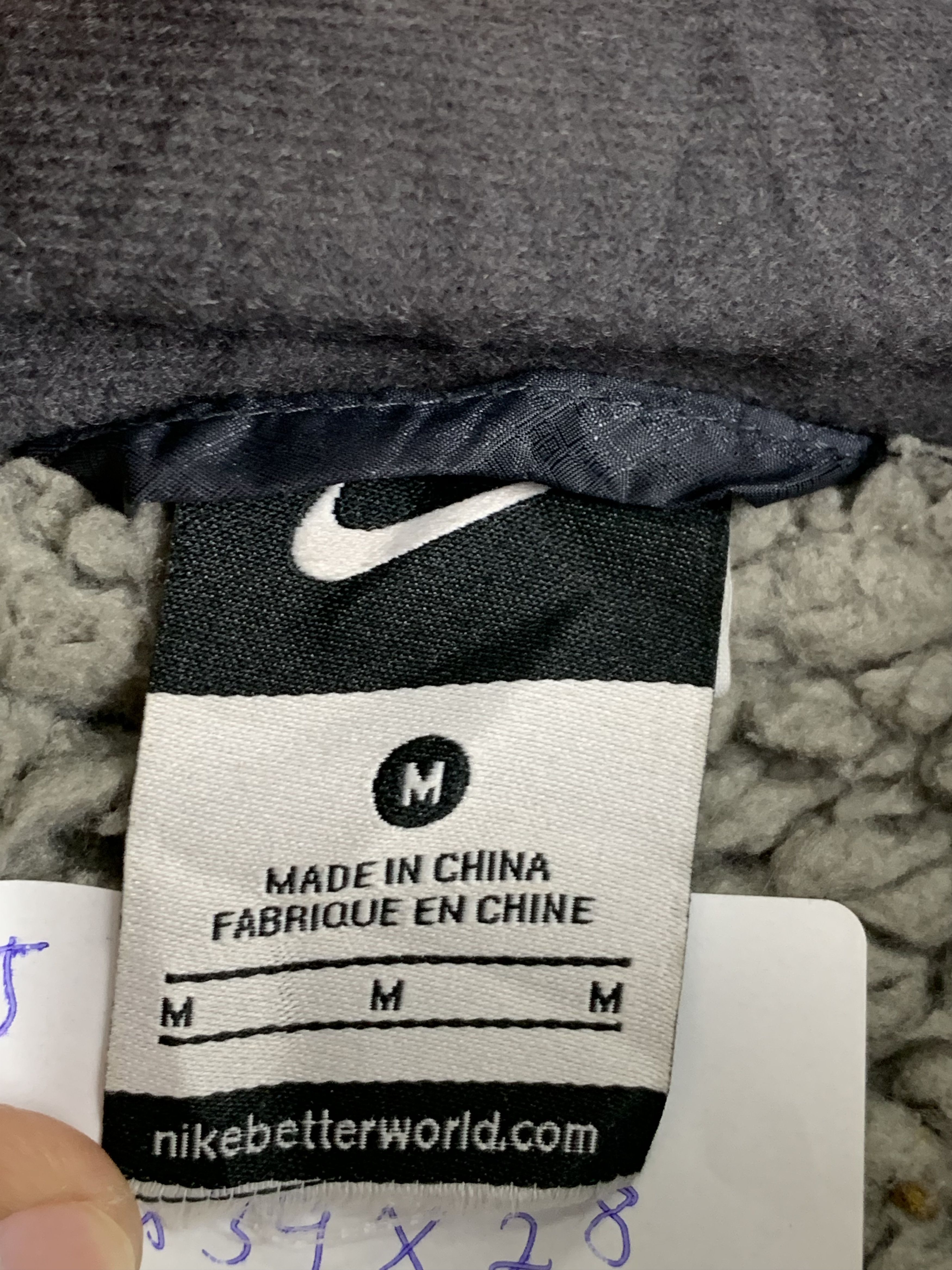Nike × Vintage Vintage Nike Hoodie Sherpa Long Coach Jacket Size US M / EU 48-50 / 2 - 10 Thumbnail
