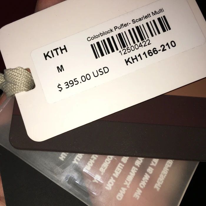 Kith Colourblocked Puffer Down-filled Jacket 'Scarlet' M Size US M / EU 48-50 / 2 - 8 Thumbnail