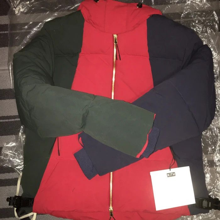 Kith Colourblocked Puffer Down-filled Jacket 'Scarlet' M Size US M / EU 48-50 / 2 - 4 Thumbnail