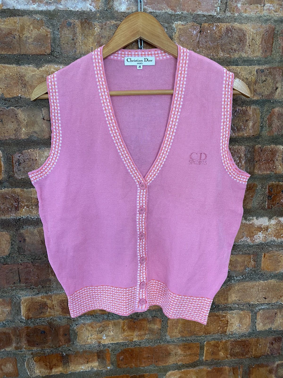 Dior 90s C.DIOR SPORT embroidered logo knit Size M / US 6-8 / IT 42-44 - 3 Thumbnail