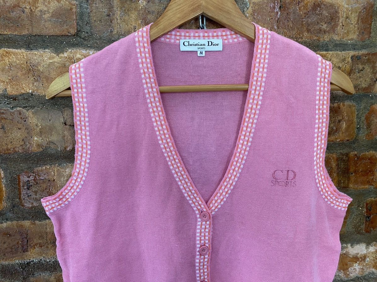Dior 90s C.DIOR SPORT embroidered logo knit Size M / US 6-8 / IT 42-44 - 4 Thumbnail