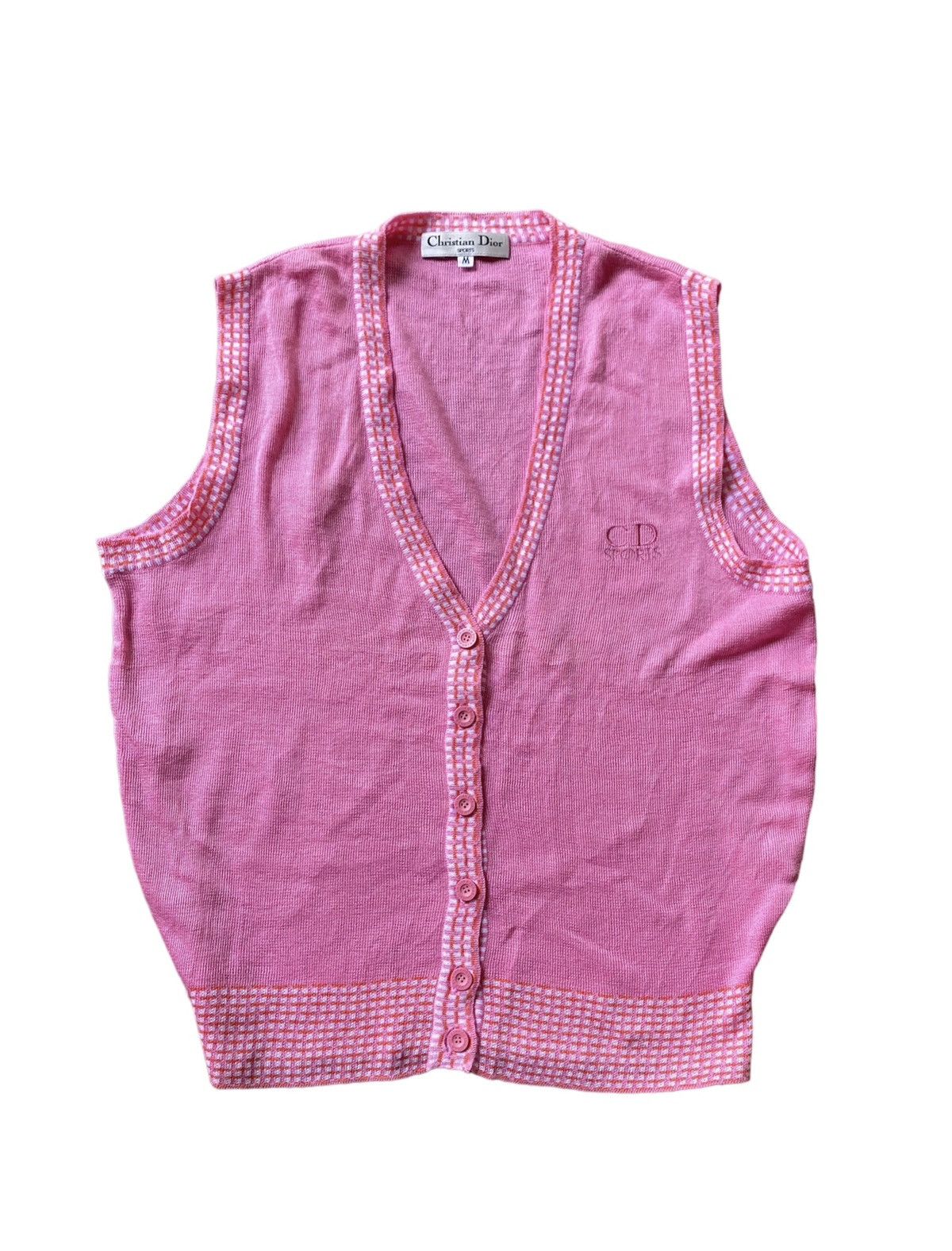 Dior 90s C.DIOR SPORT embroidered logo knit Size M / US 6-8 / IT 42-44 - 1 Thumbnail