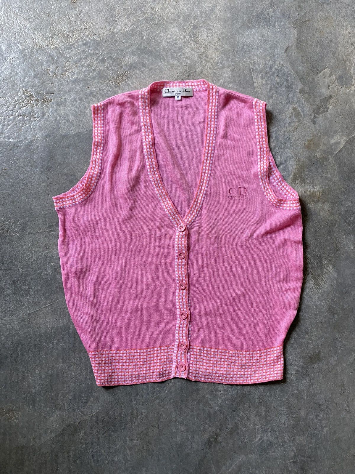 Dior 90s C.DIOR SPORT embroidered logo knit Size M / US 6-8 / IT 42-44 - 2 Thumbnail