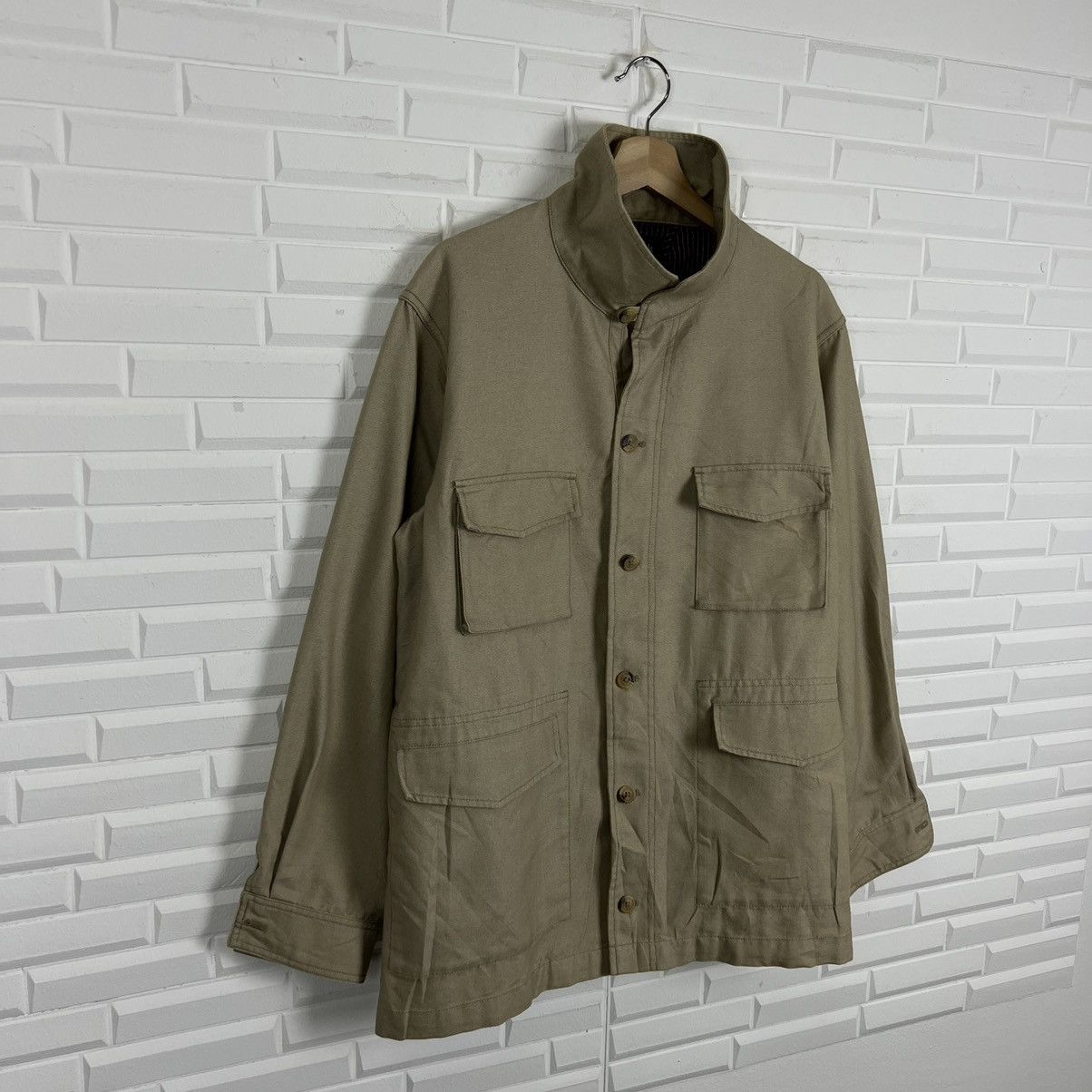 Japanese Brand HIKORY CHORE MULTI POCKET JACKET FAMOCK INSPIRED ISSEYMIYAK Size US L / EU 52-54 / 3 - 2 Thumbnail