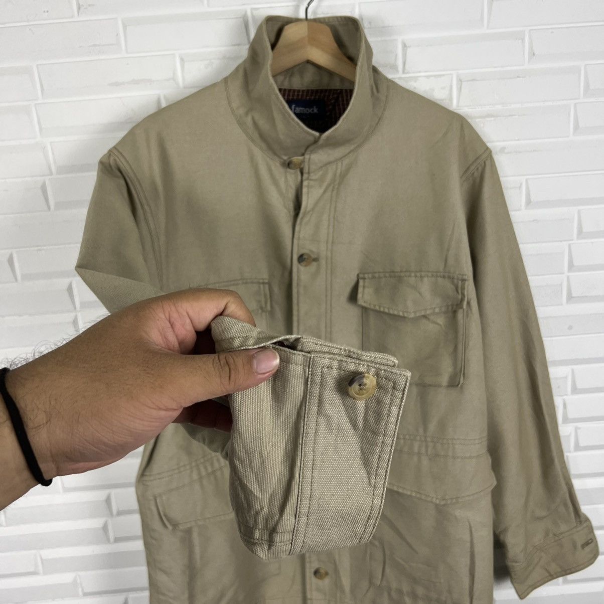 Japanese Brand HIKORY CHORE MULTI POCKET JACKET FAMOCK INSPIRED ISSEYMIYAK Size US L / EU 52-54 / 3 - 4 Thumbnail