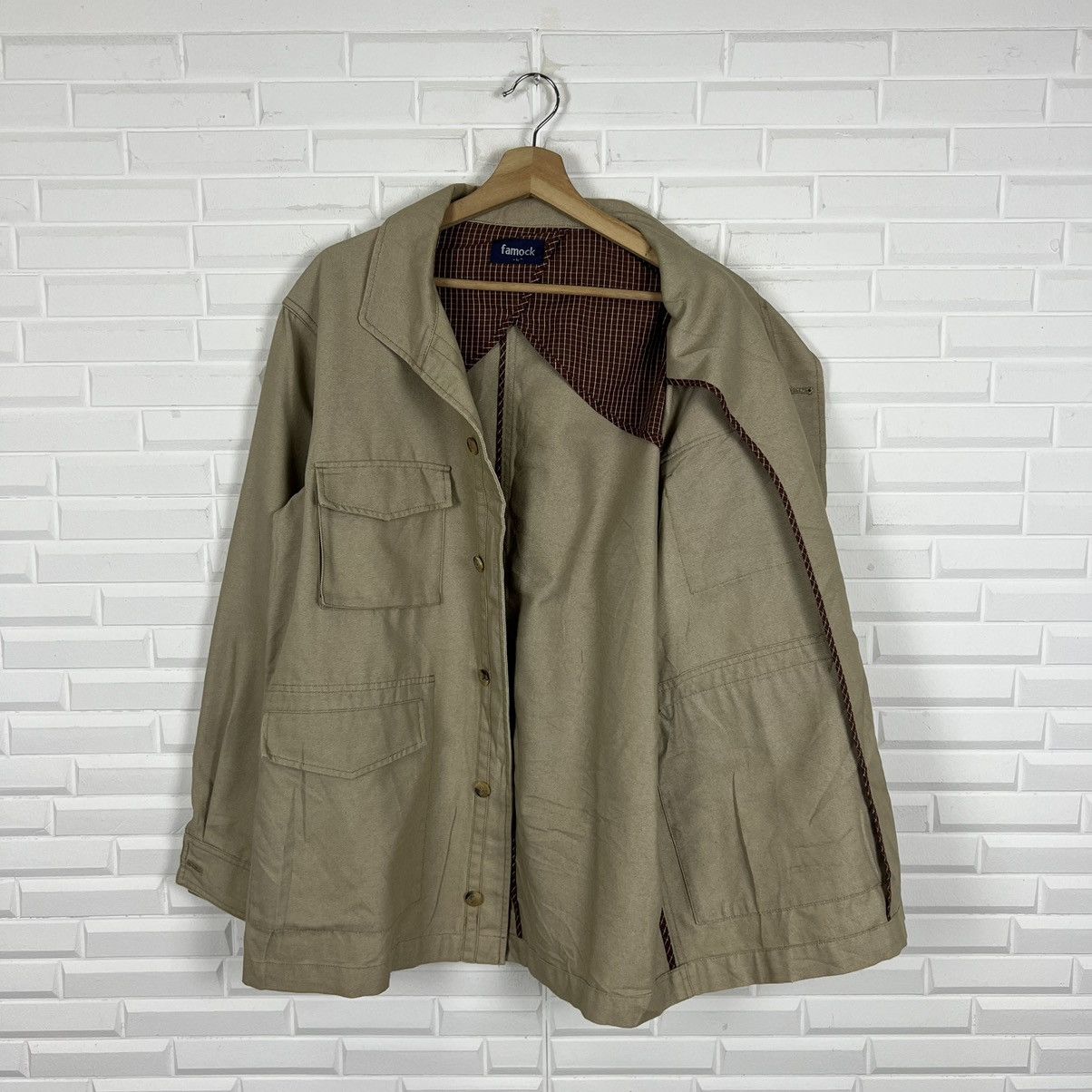 Japanese Brand HIKORY CHORE MULTI POCKET JACKET FAMOCK INSPIRED ISSEYMIYAK Size US L / EU 52-54 / 3 - 6 Thumbnail