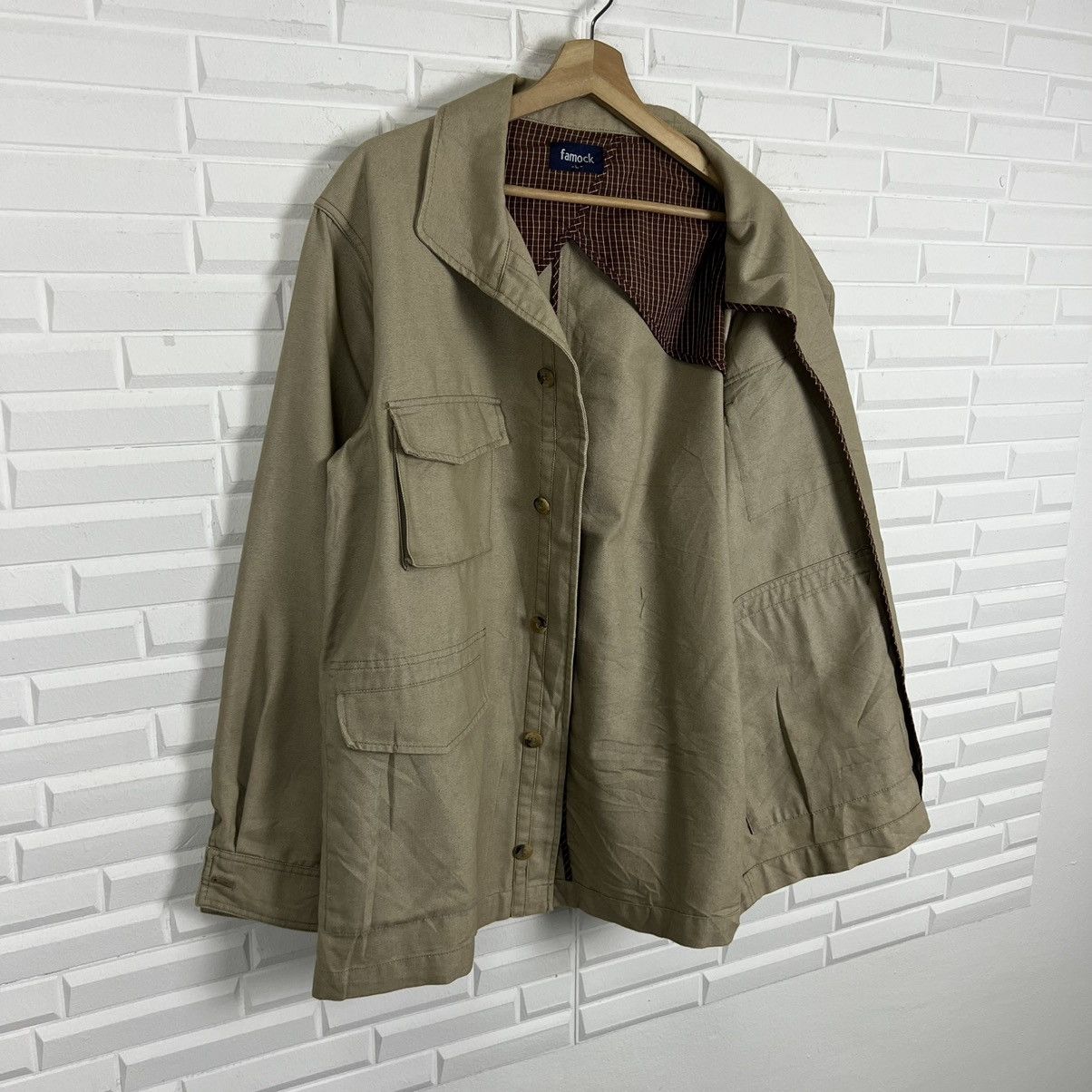Japanese Brand HIKORY CHORE MULTI POCKET JACKET FAMOCK INSPIRED ISSEYMIYAK Size US L / EU 52-54 / 3 - 7 Thumbnail