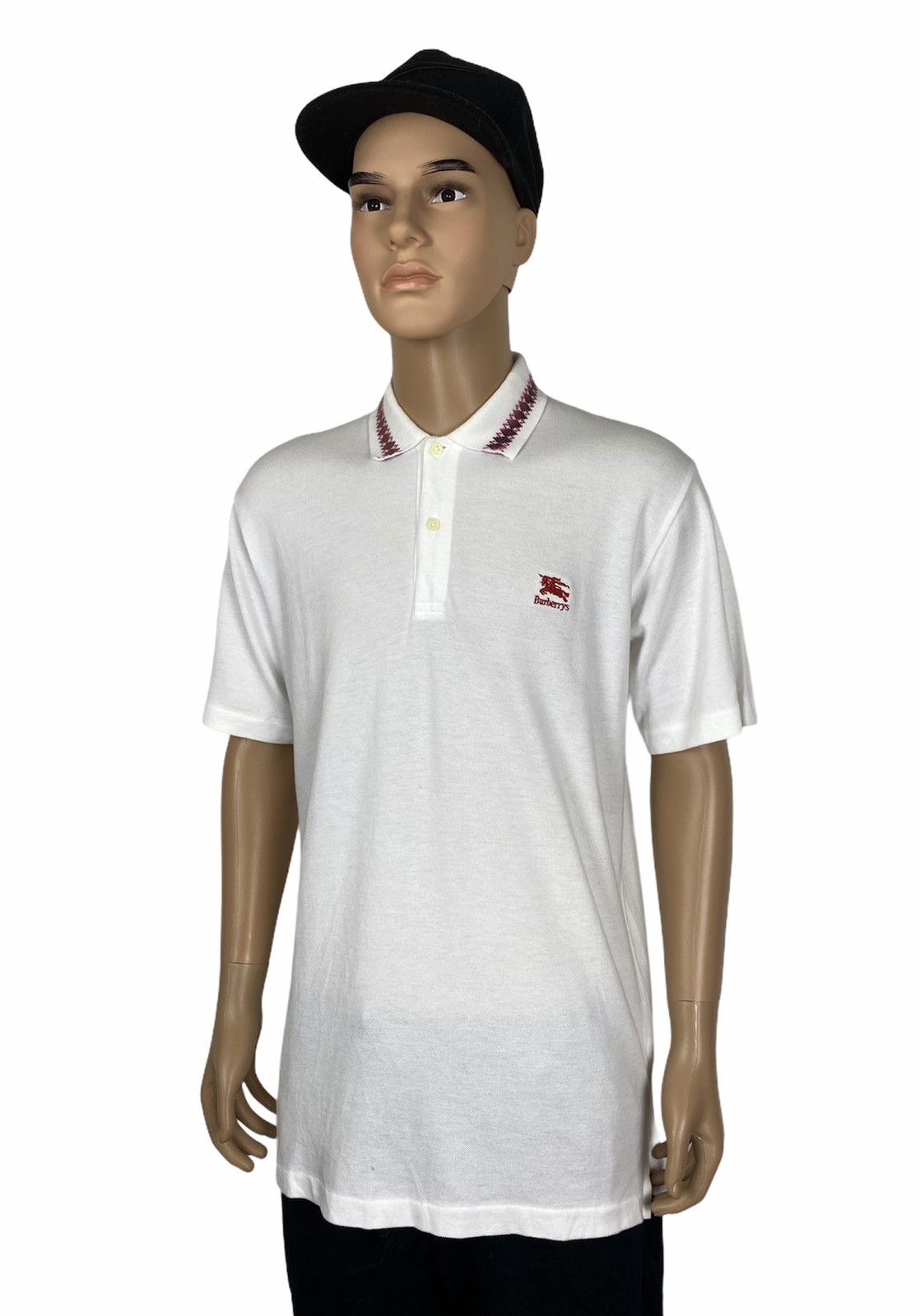 Burberry GK73 Vintage Burberry’s Polo Shirt Size US L / EU 52-54 / 3 - 1 Thumbnail