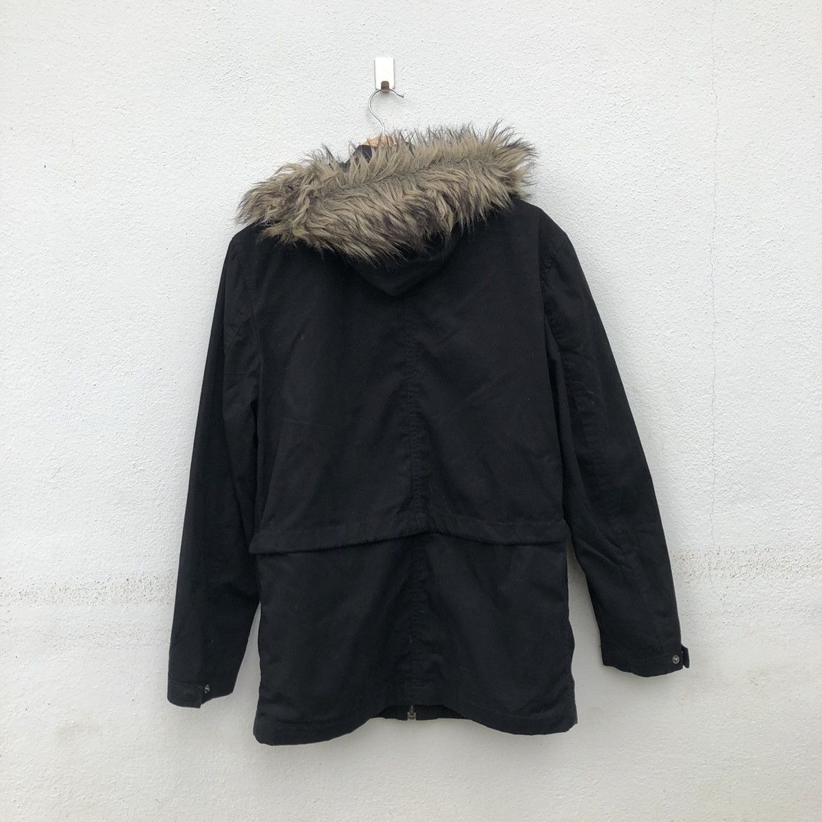 Japanese Brand GAP BIKER PARACHUTE MULTI POCKET JACKET MINK FUR HOODIE Size US XS / EU 42 / 0 - 7 Thumbnail