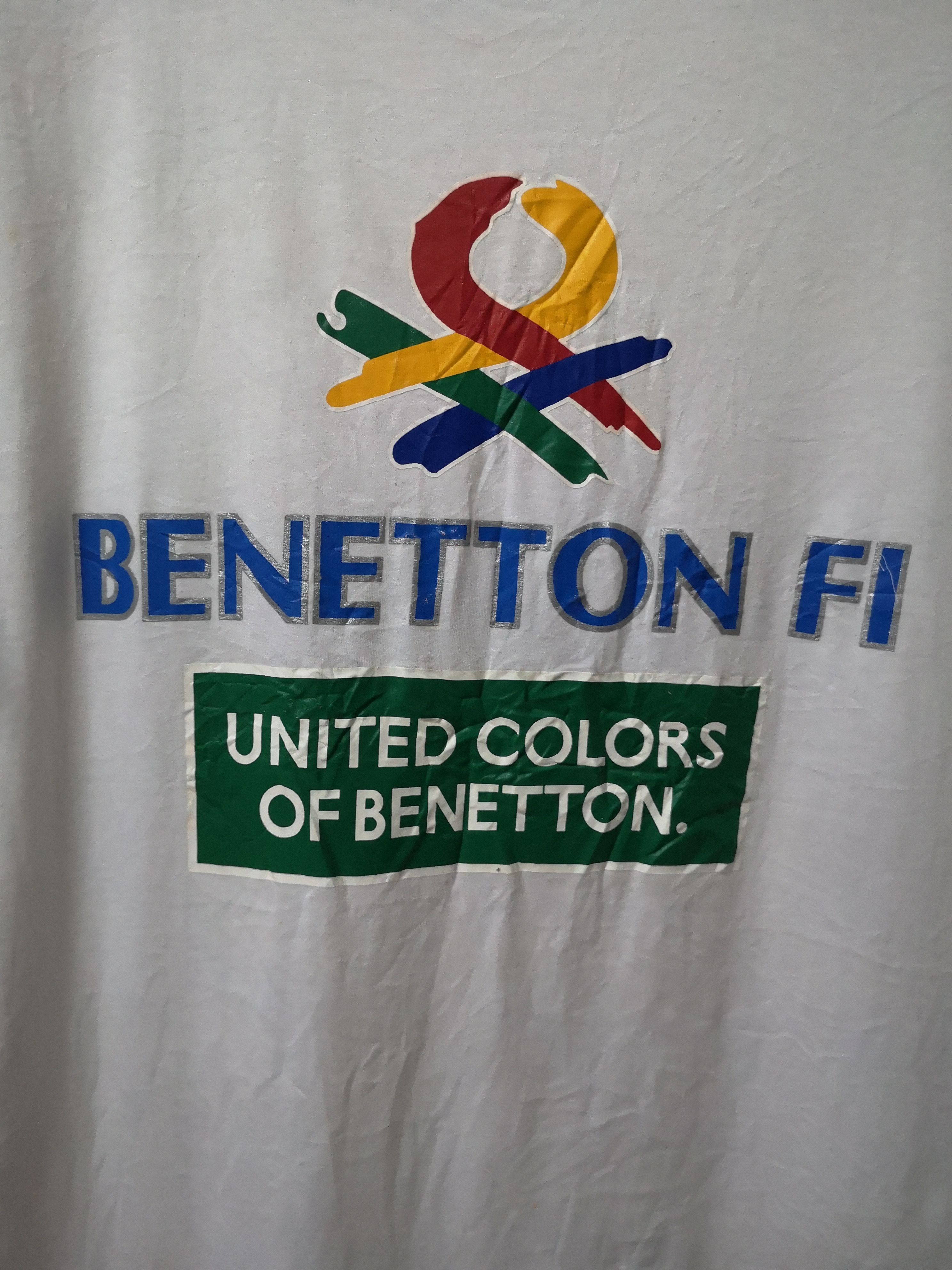 Benetton × United Colors Of Benetton 🔥Rare🔥 Benetton Big Logo Tee Size US L / EU 52-54 / 3 - 2 Thumbnail