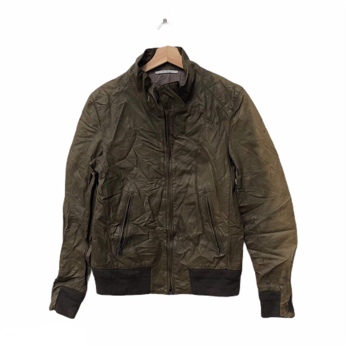 Japanese Brand BIKER SOFT LEATHER JACKET BY JASS STANDARD Size US XL / EU 56 / 4 - 1 Thumbnail