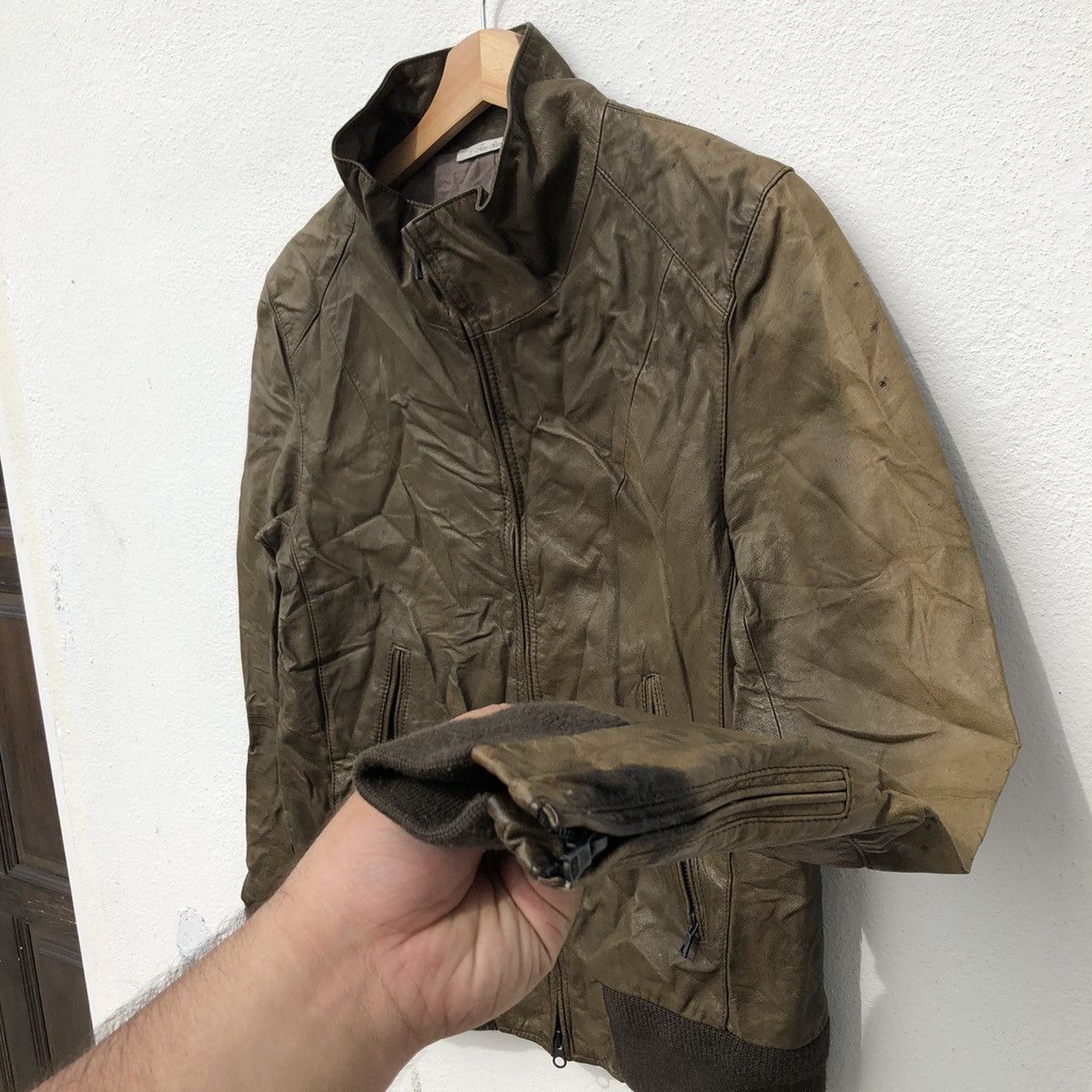 Japanese Brand BIKER SOFT LEATHER JACKET BY JASS STANDARD Size US XL / EU 56 / 4 - 5 Thumbnail