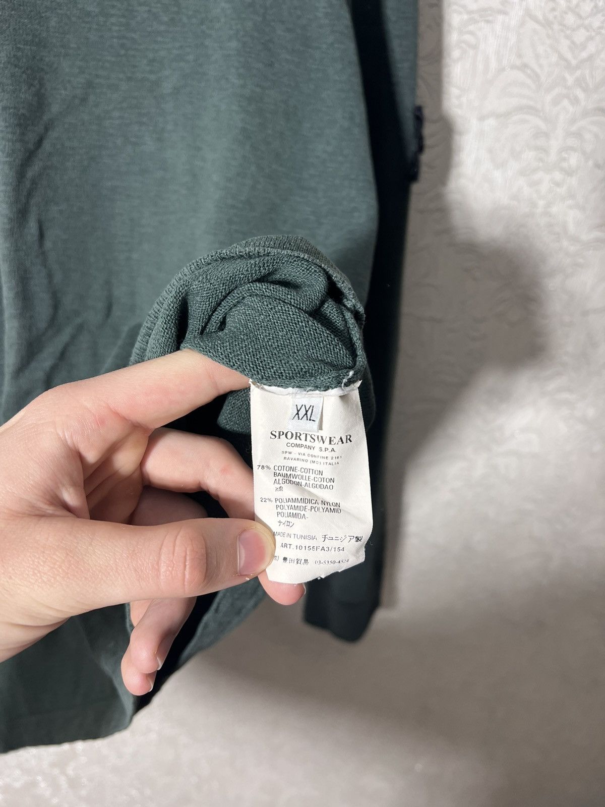 Stone Island × Vintage Stone Island V Sweater Size US XXL / EU 58 / 5 - 9 Thumbnail