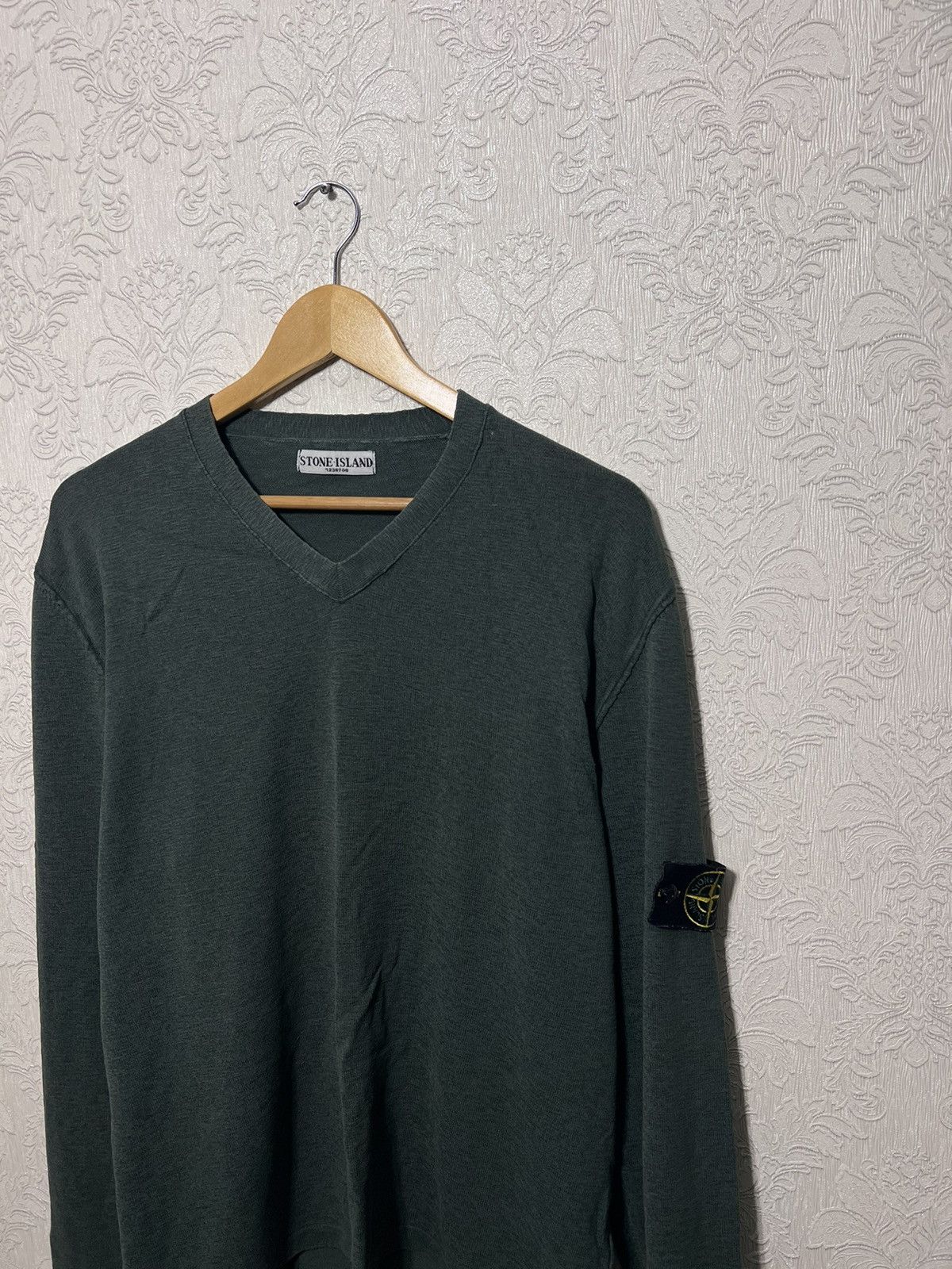 Stone Island × Vintage Stone Island V Sweater Size US XXL / EU 58 / 5 - 3 Thumbnail