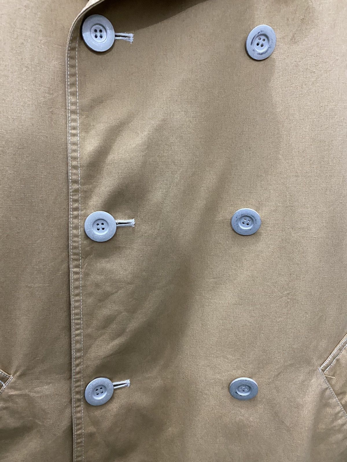 Issey Miyake IS23-FA005 VINTAGE ISSEY MIYAKE KHAKI JACKET Size US M / EU 48-50 / 2 - 13 Thumbnail