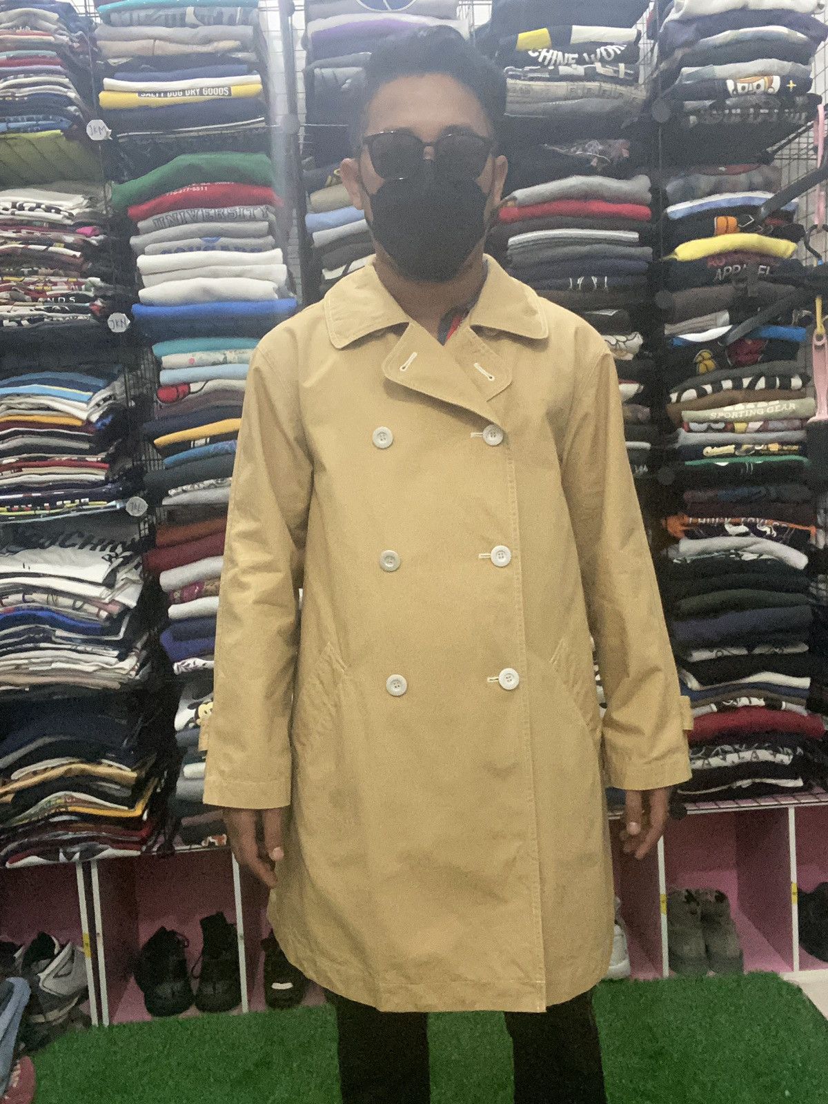 Issey Miyake IS23-FA005 VINTAGE ISSEY MIYAKE KHAKI JACKET Size US M / EU 48-50 / 2 - 7 Thumbnail