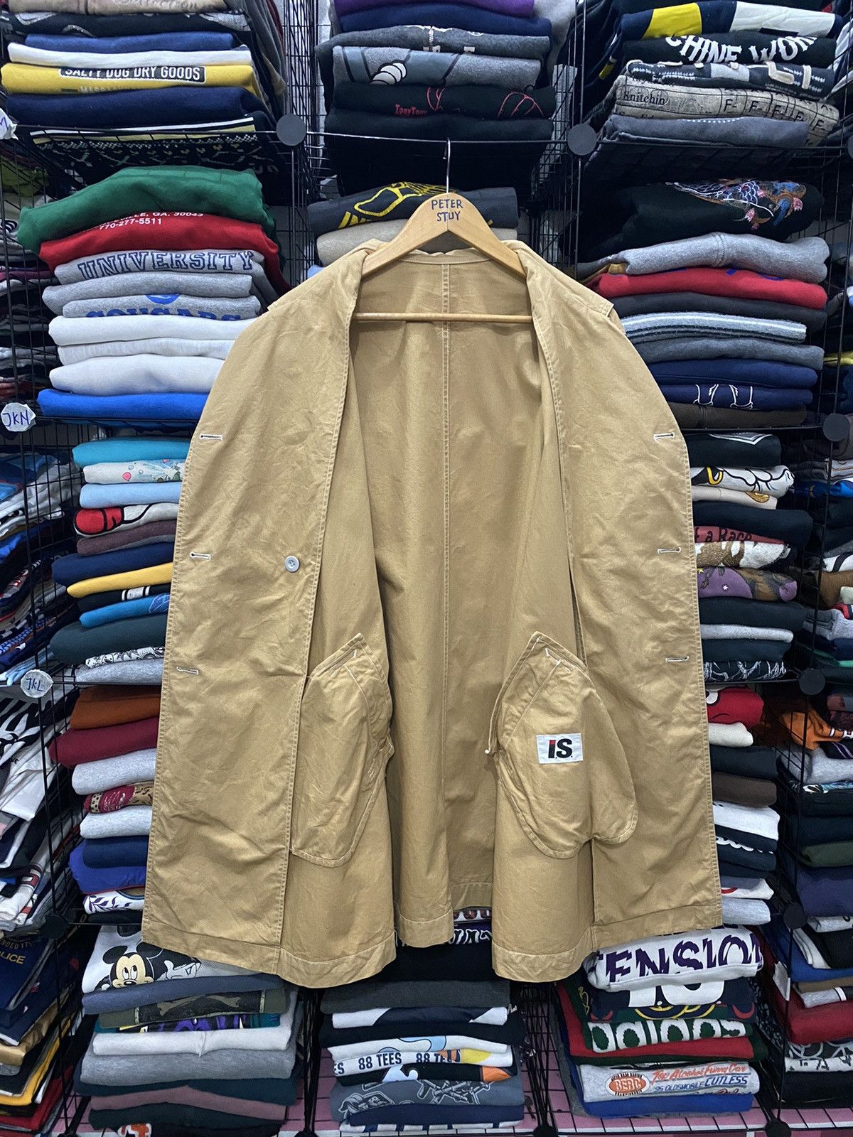 Issey Miyake IS23-FA005 VINTAGE ISSEY MIYAKE KHAKI JACKET Size US M / EU 48-50 / 2 - 11 Thumbnail