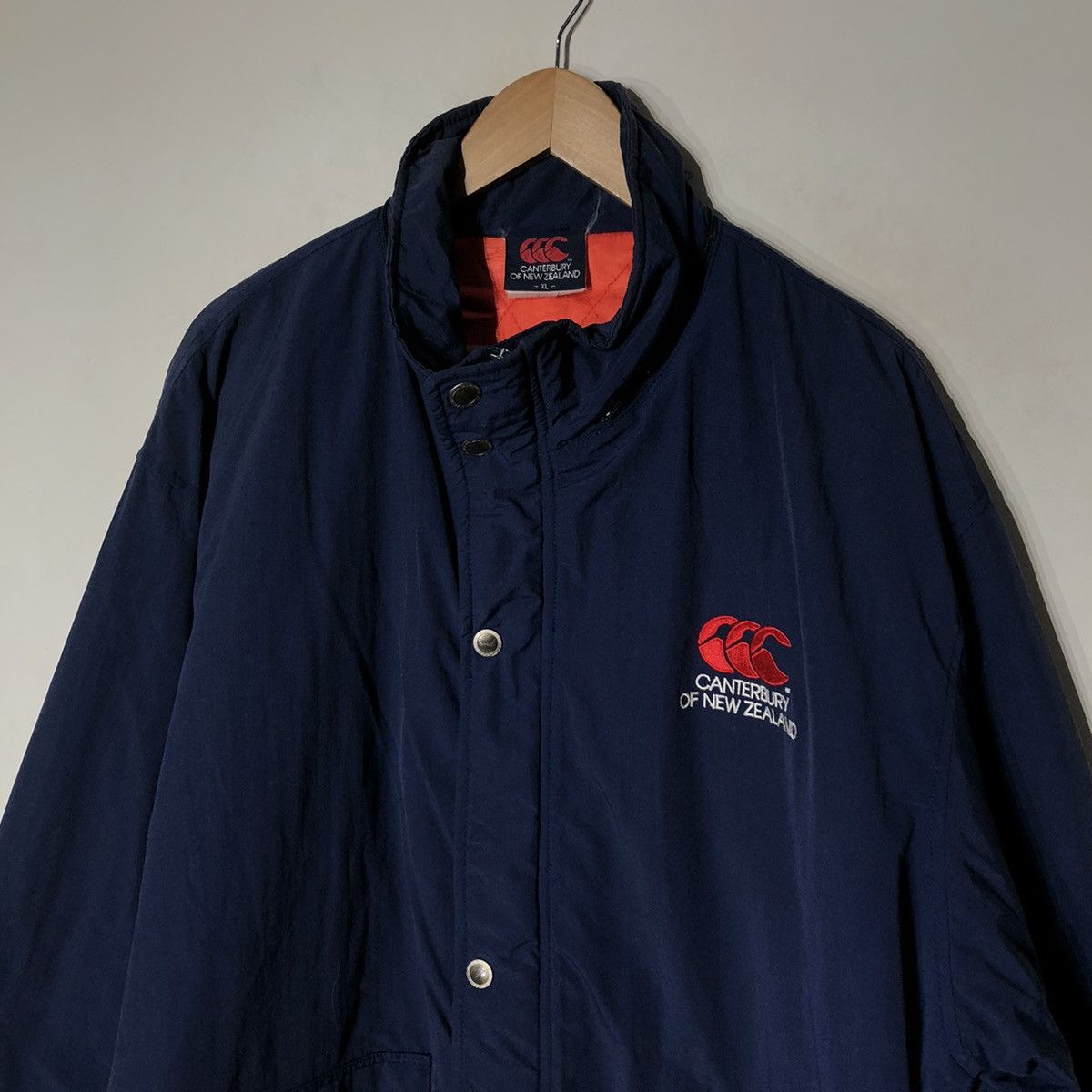 Canterbury of New Zealand CANTERBURY OF NEW ZEALAND SPELL OUT COACH JACKET BIG LOGO Size US XL / EU 56 / 4 - 5 Thumbnail