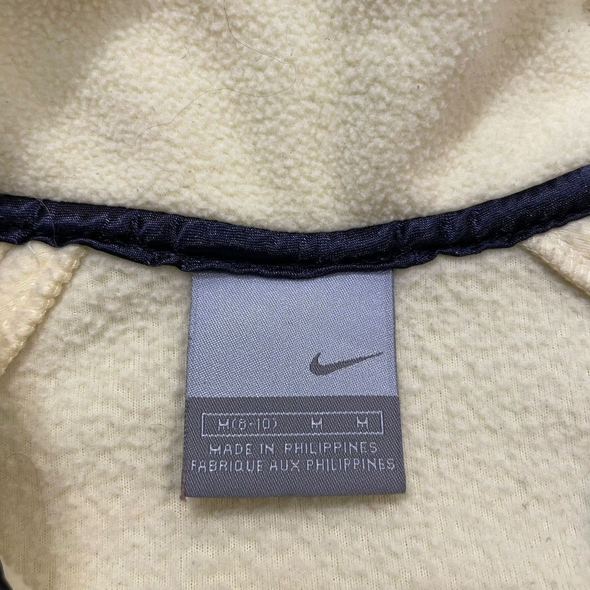 Nike × Vintage Nike yellow fleece sweatshirt half zip spellout vintage 00s Size S / US 4 / IT 40 - 6 Thumbnail